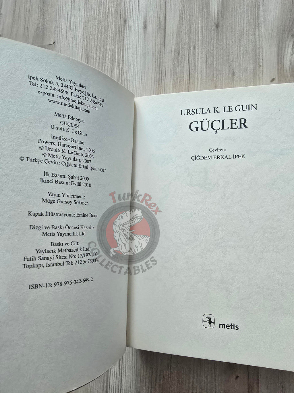 Ursula K. Le Guin – Powers 2010 Turkish Book Turkey