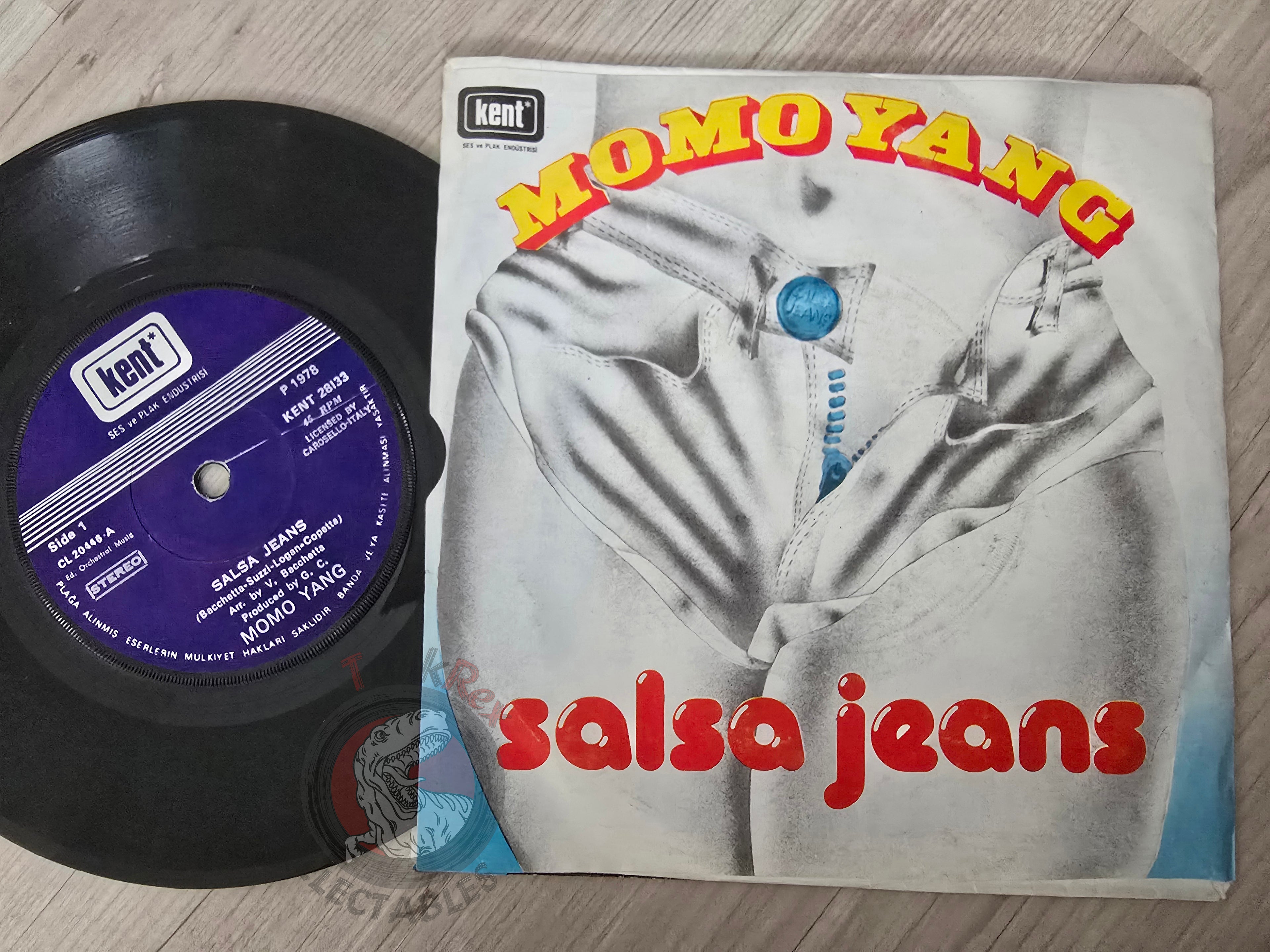 Momo Yang – Salsa Jeans / Brigitte Bardot 7" Turkish Pressing Vinyl Turkey Edition