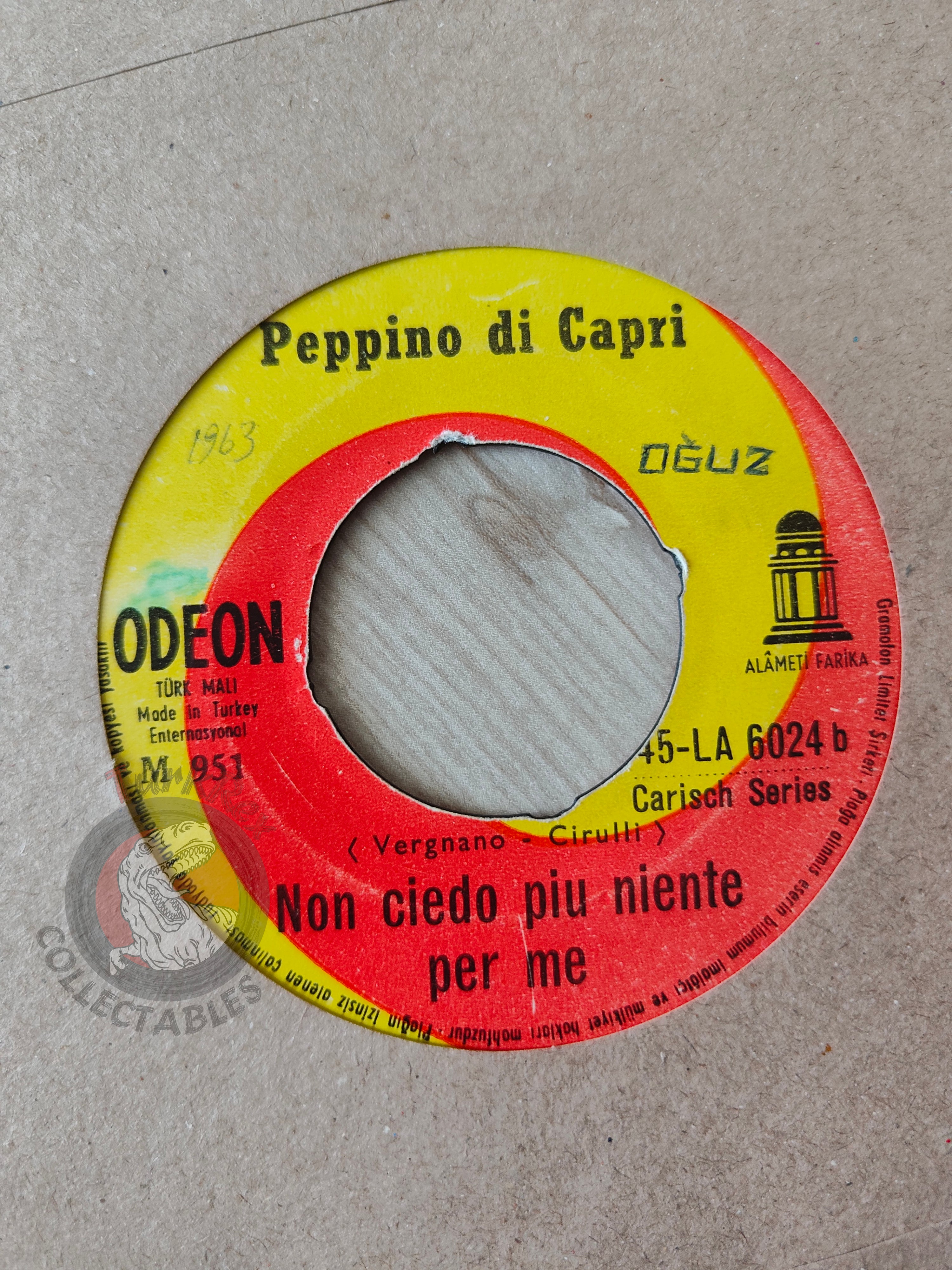Peppino Di Capri – Operazione Sole 7" Turkish Pressing Vinyl Turkey Edition