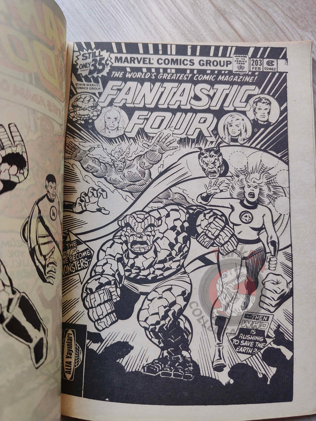 Fantastic Four #6 1988 Turkish Comic Turkey #203 #206 #207 #208