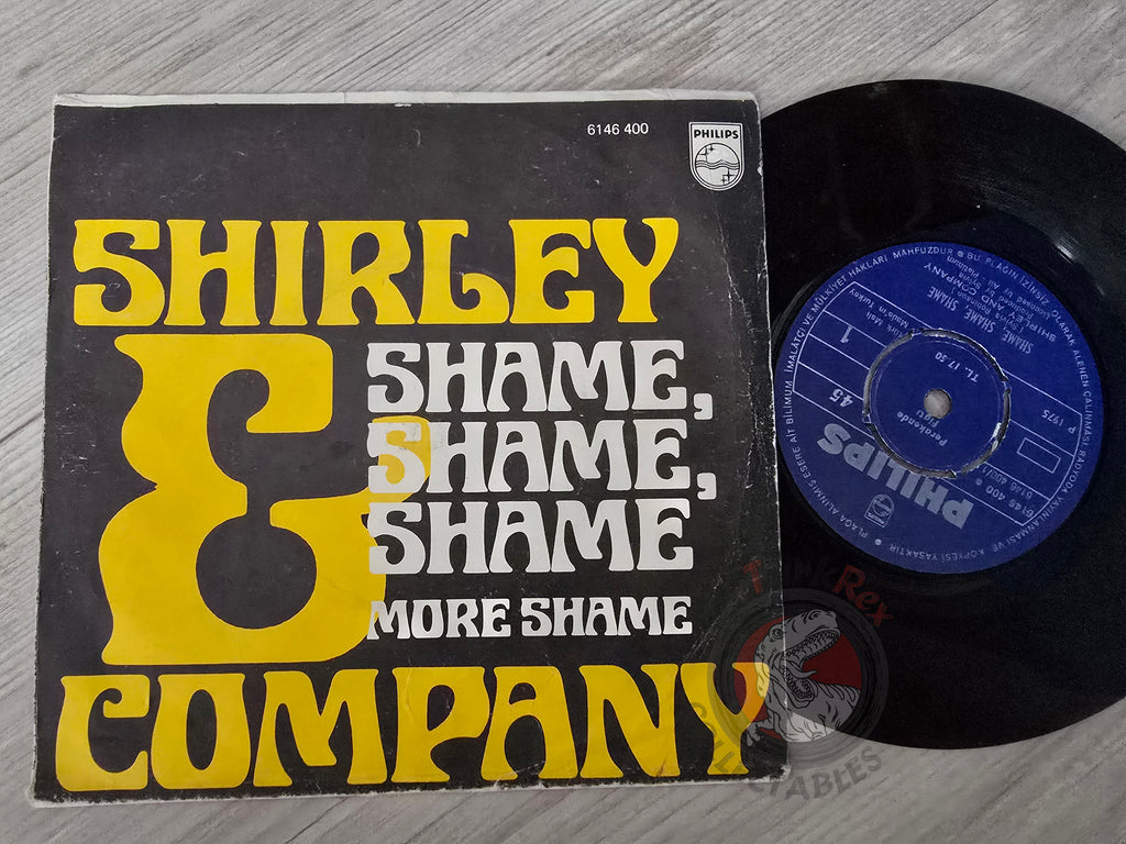 Shirley And Company – Shame, Shame, Shame 7" Turkish Pressing Vinyl Turkey Edition