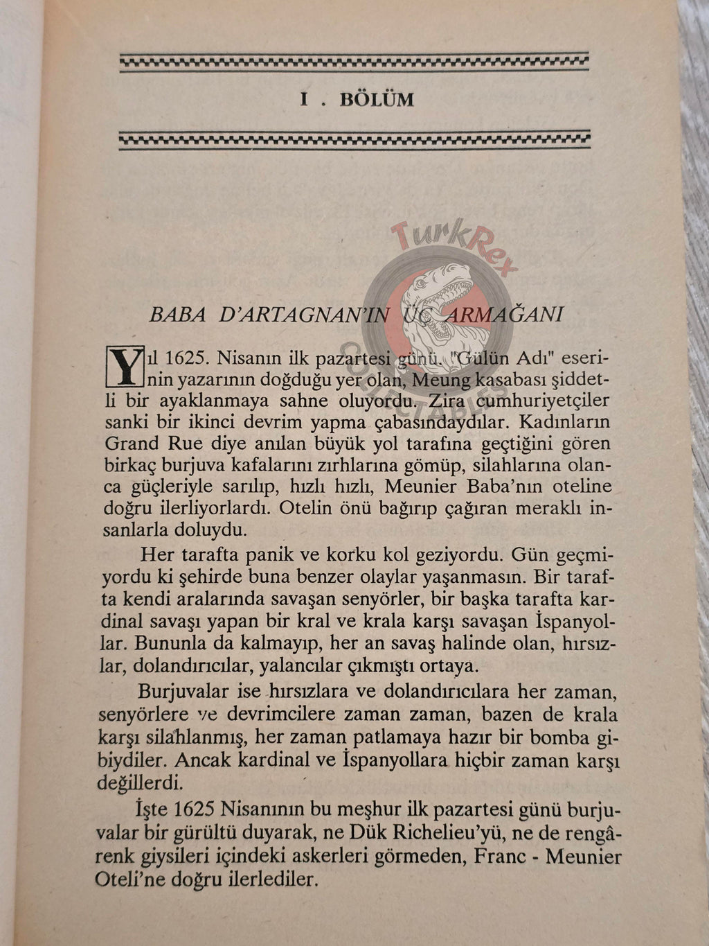 Alexandre Dumas – The Three Musketeers 1991 Turkish Book Turkey