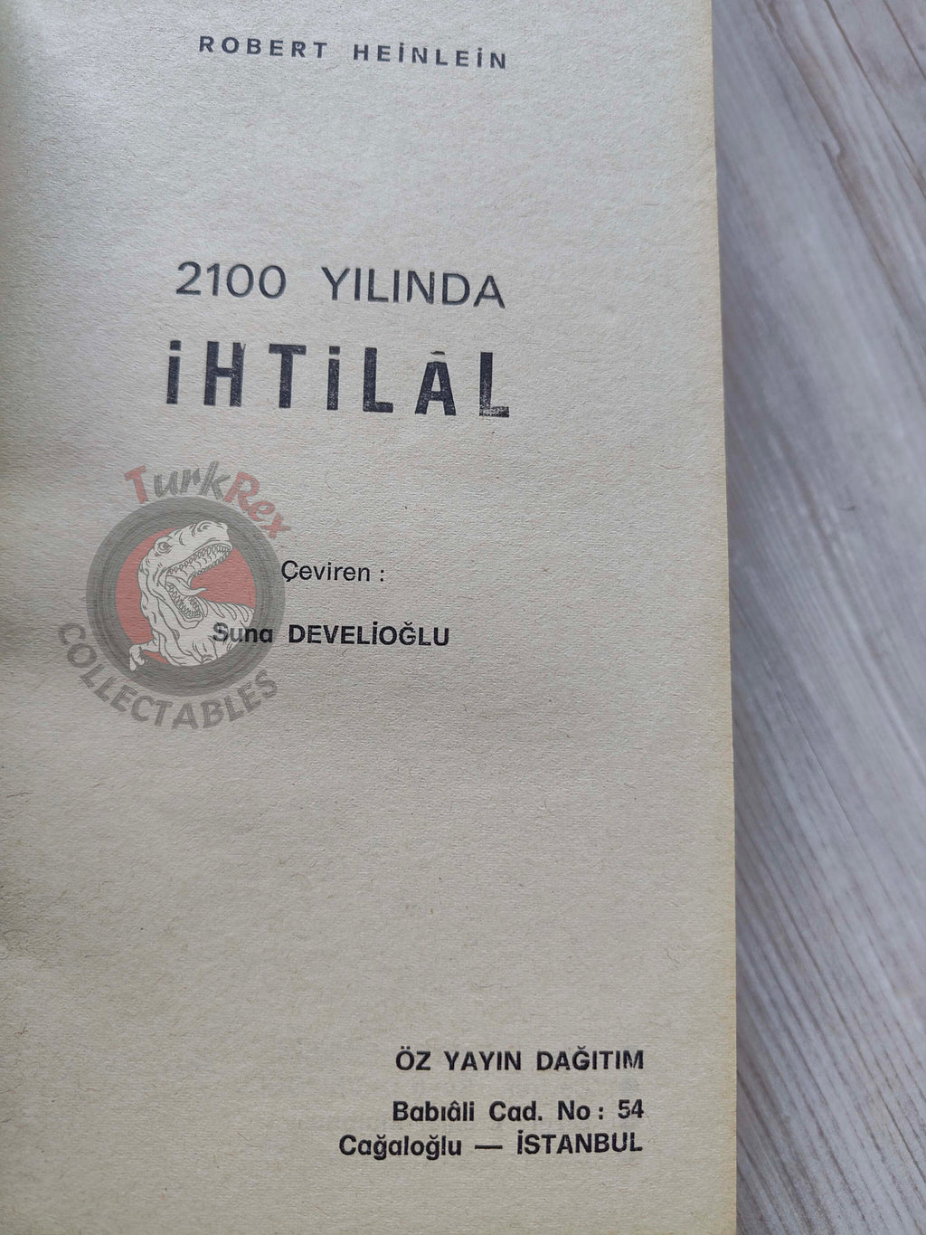Robert A. Heinlein – Revolt in 2100 1977 1st Turkish Book Turkey