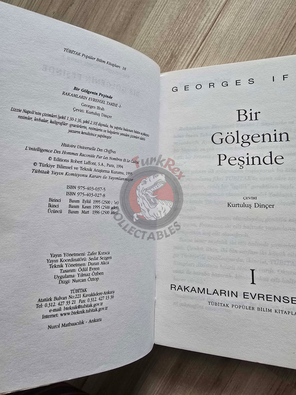 Georges Ifrah – The Universal History Of Numbers 1 1996 Turkish Book Turkey