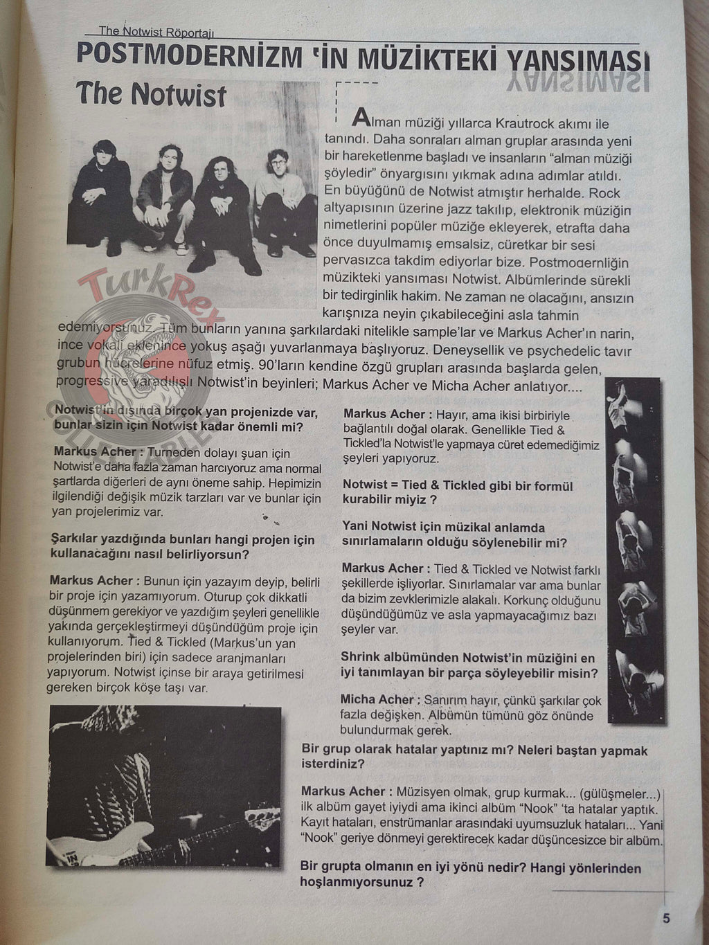 Lull 2002 Robert Smith The Cure Turkish Mag Turkey Amelie The Notwist Tindersticks