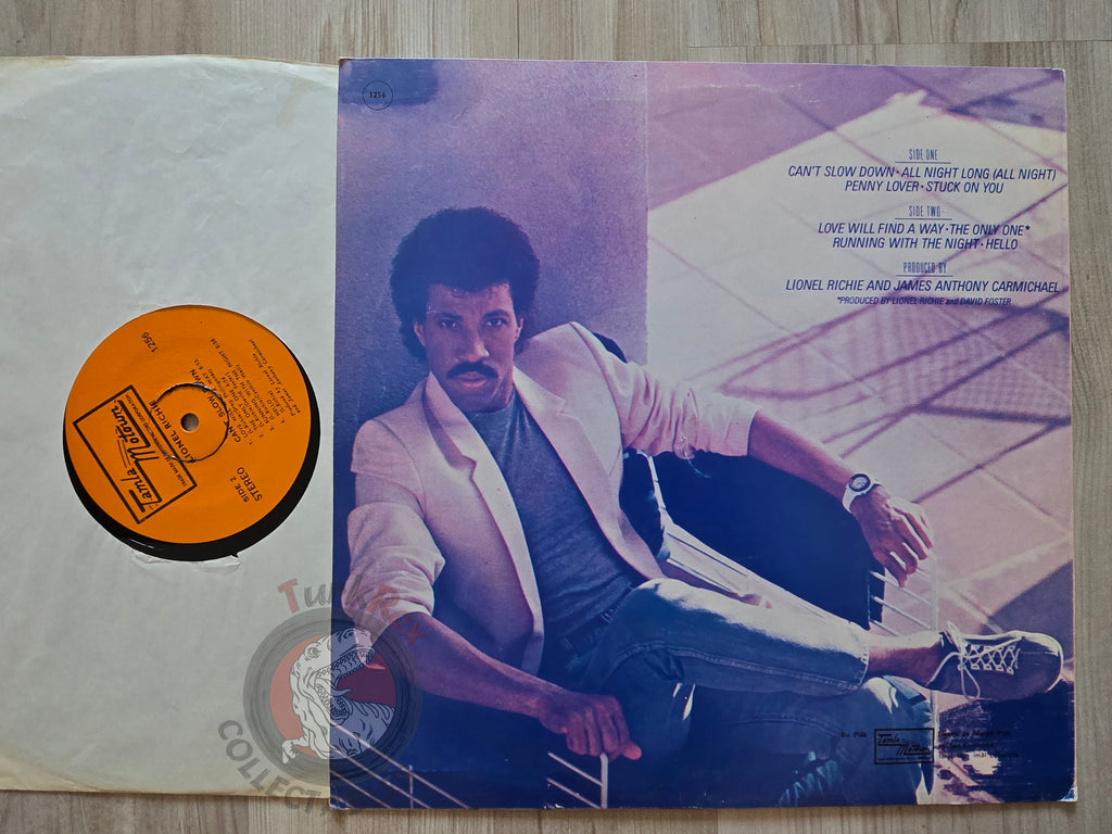 Lionel Richie – Can't Slow Down Turkish Pressing Vinyl Turkey Edition