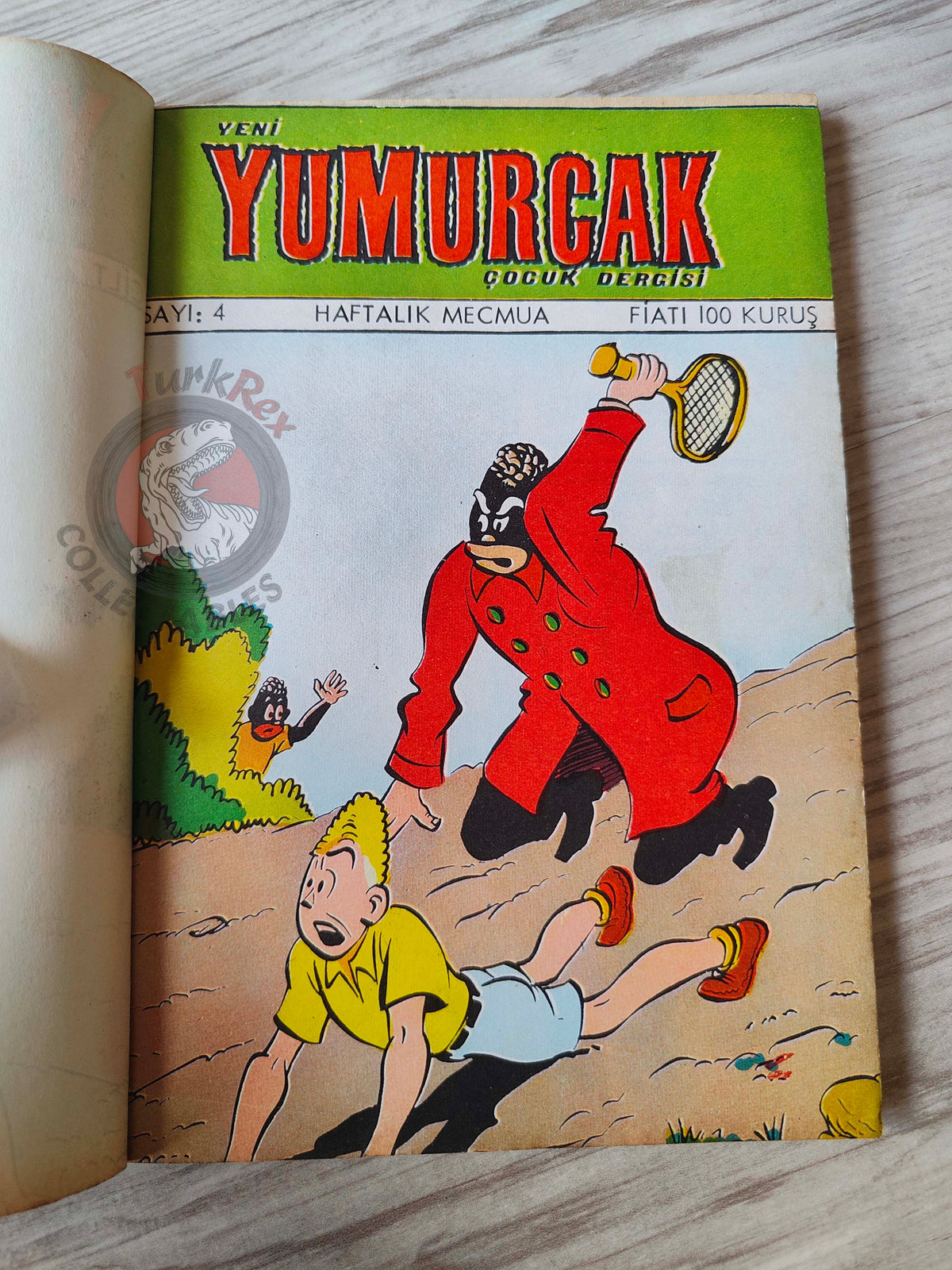 Blondin et Cirage - Le nègre blanc 1970 Turkish Comic Turkey Jijé Yumurcak Mag #2