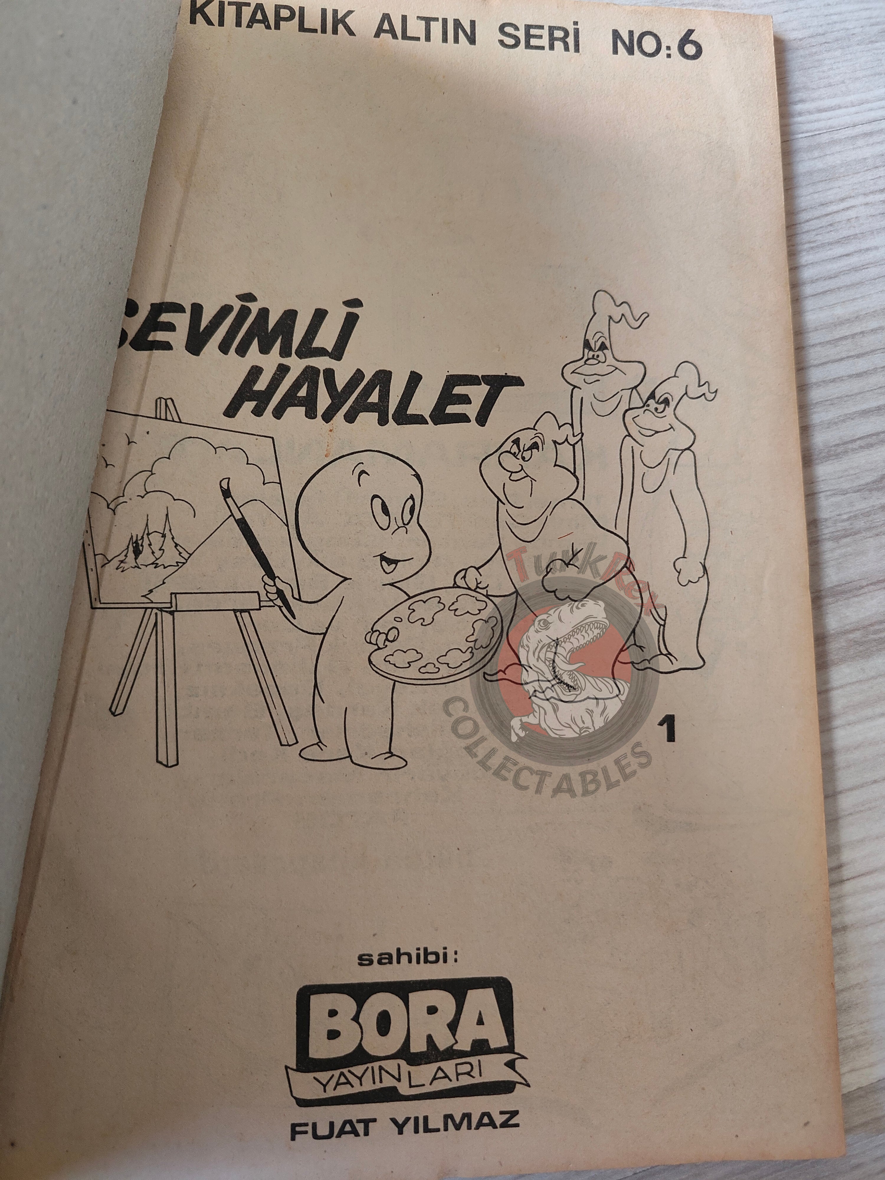 Casper the Friendly Ghost –  Altın Seri #6 80s Turkish Comic Turkey