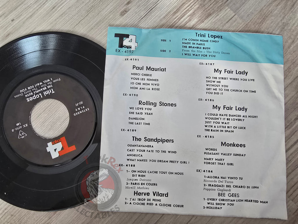 Trini Lopez – I'm Comin Home Cindy 7" Iran Pressing Vinyl Iranian Edition