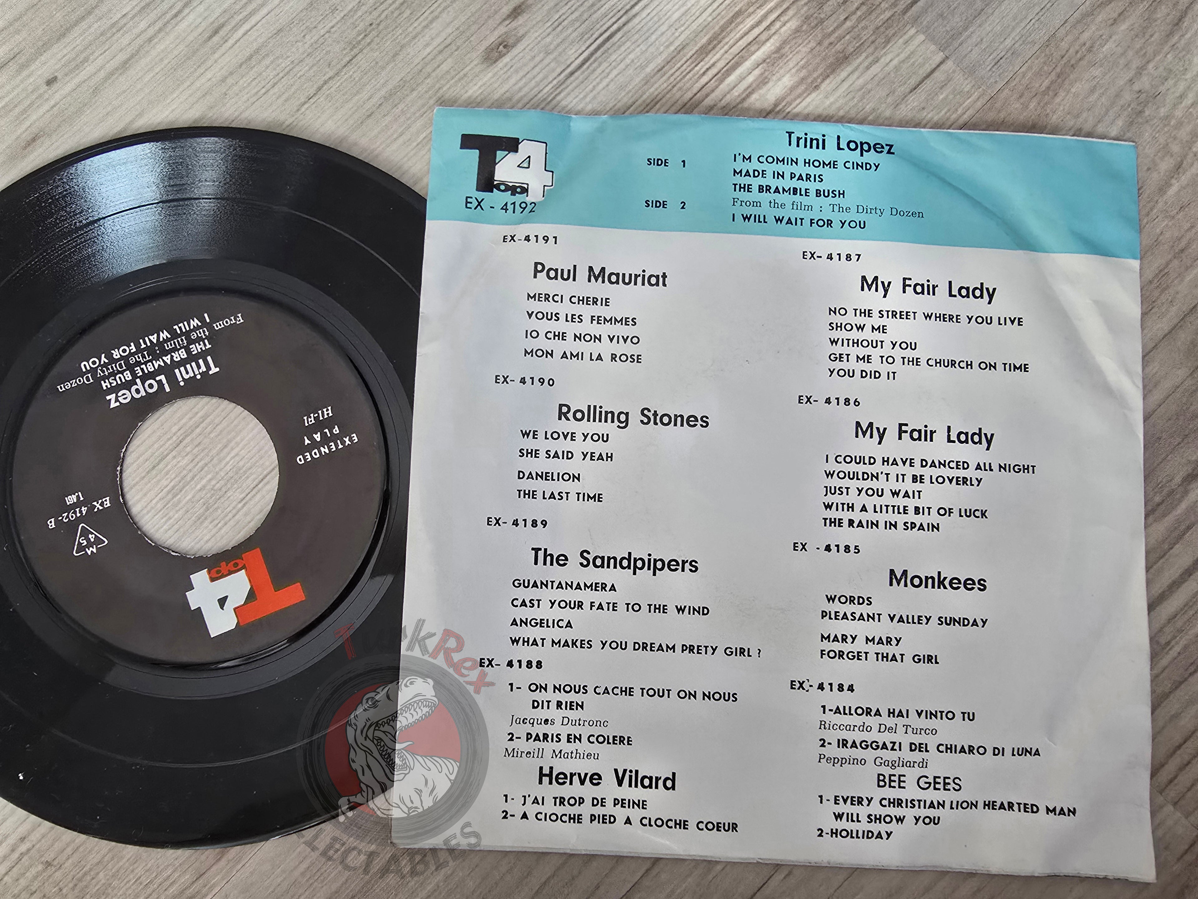 Trini Lopez – I'm Comin Home Cindy 7" Iran Pressing Vinyl Iranian Edition