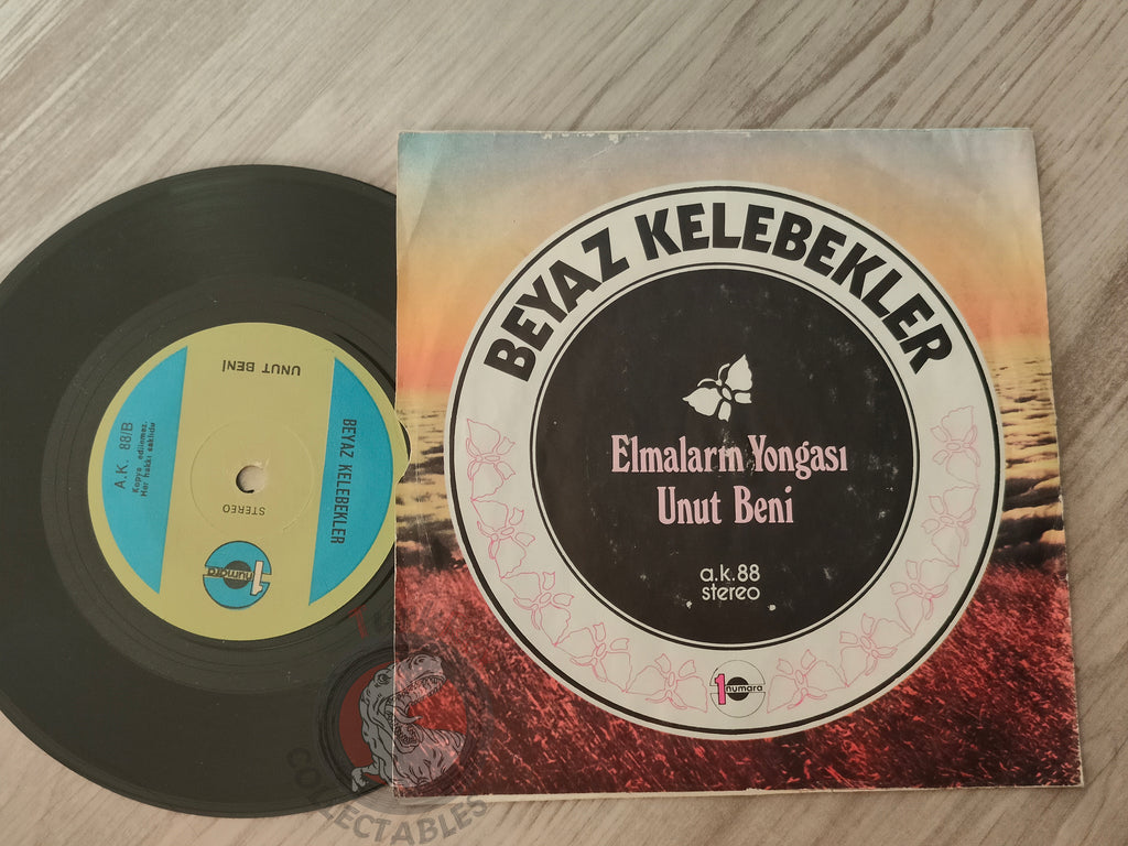 Beyaz Kelebekler – Elmaların Yongası 7" Turkish Pressing Vinyl Turkey Edition