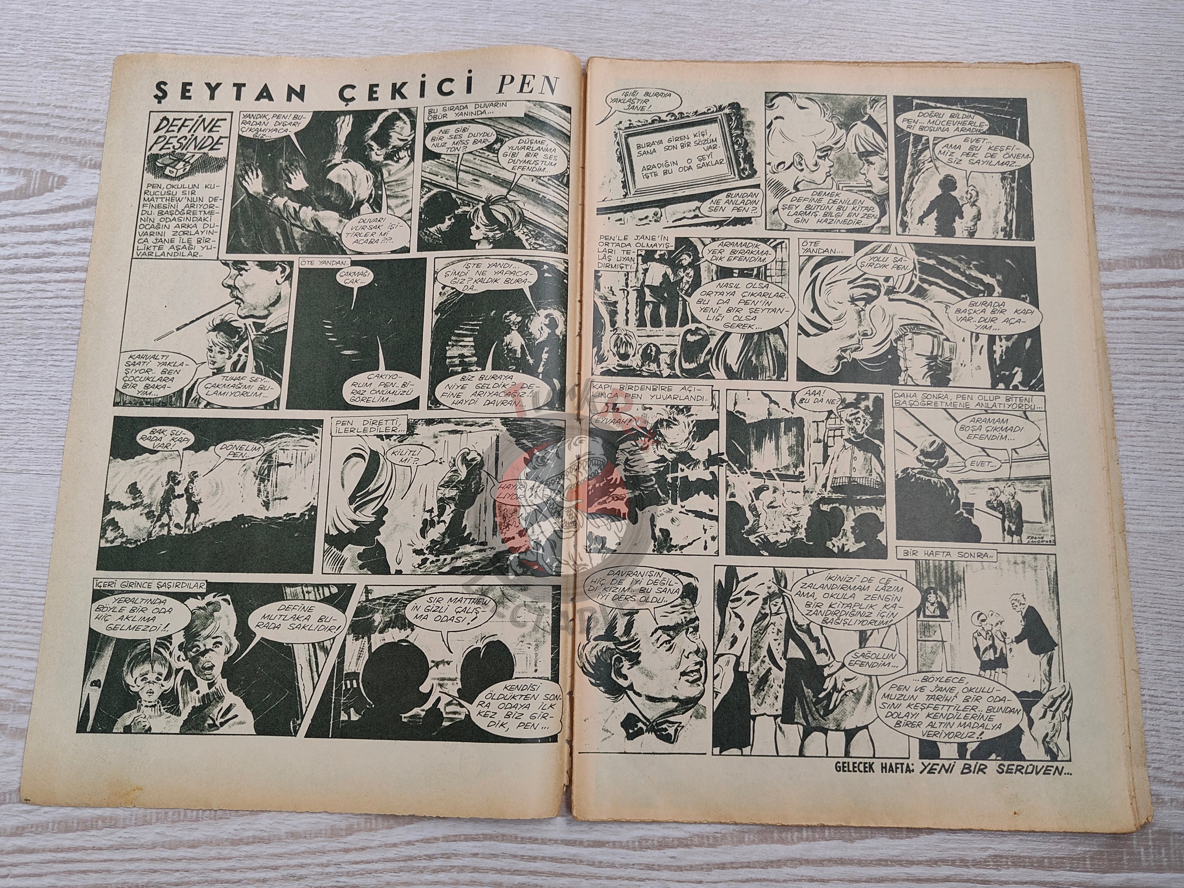 Doğan Kardeş 1969 Magazine #35 Turkish Comic Turkey Pinocchio, Captain Scarlet, Lady Penelope