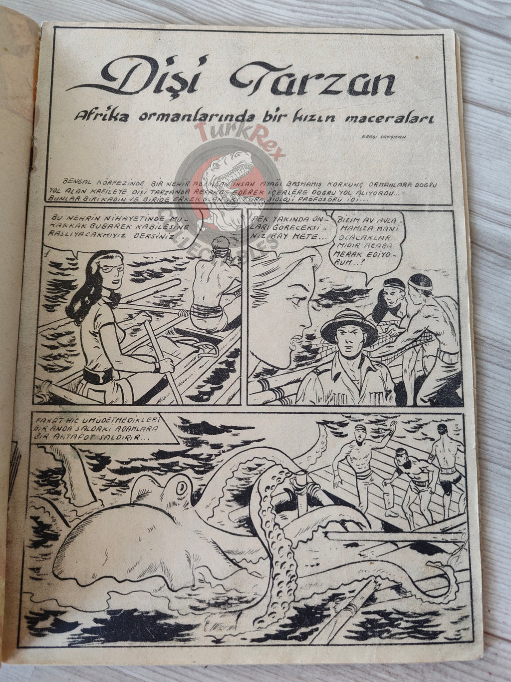 1001 Özel #148 1955 Tarzan - Brick Bradford Turkish Comic Mag Turkey