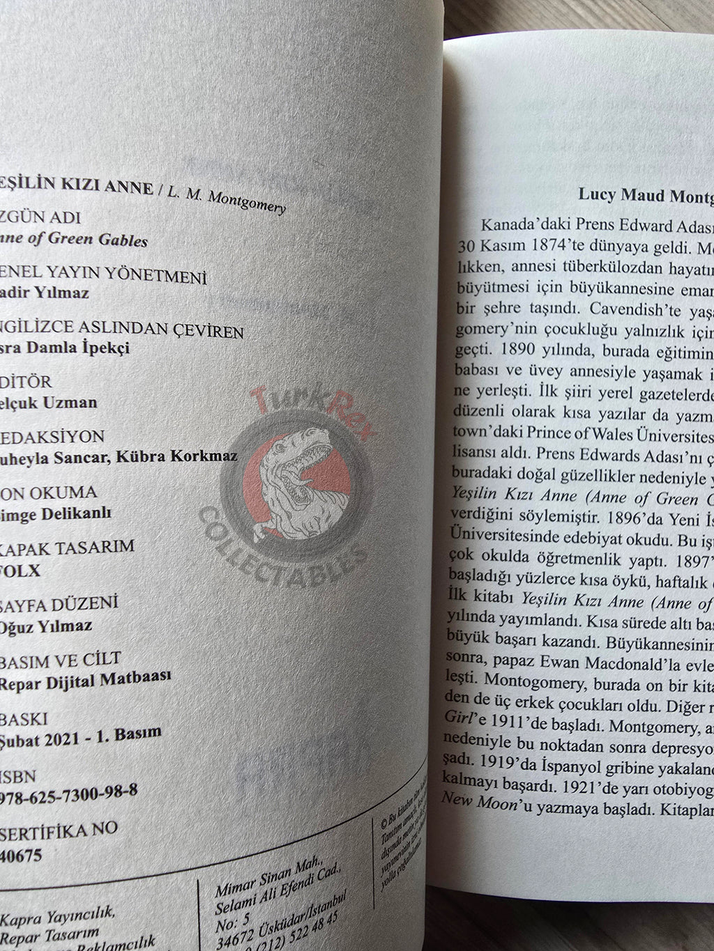 L. M. Montgomery – Anne of Avonlea  2021 Turkish Book Turkey