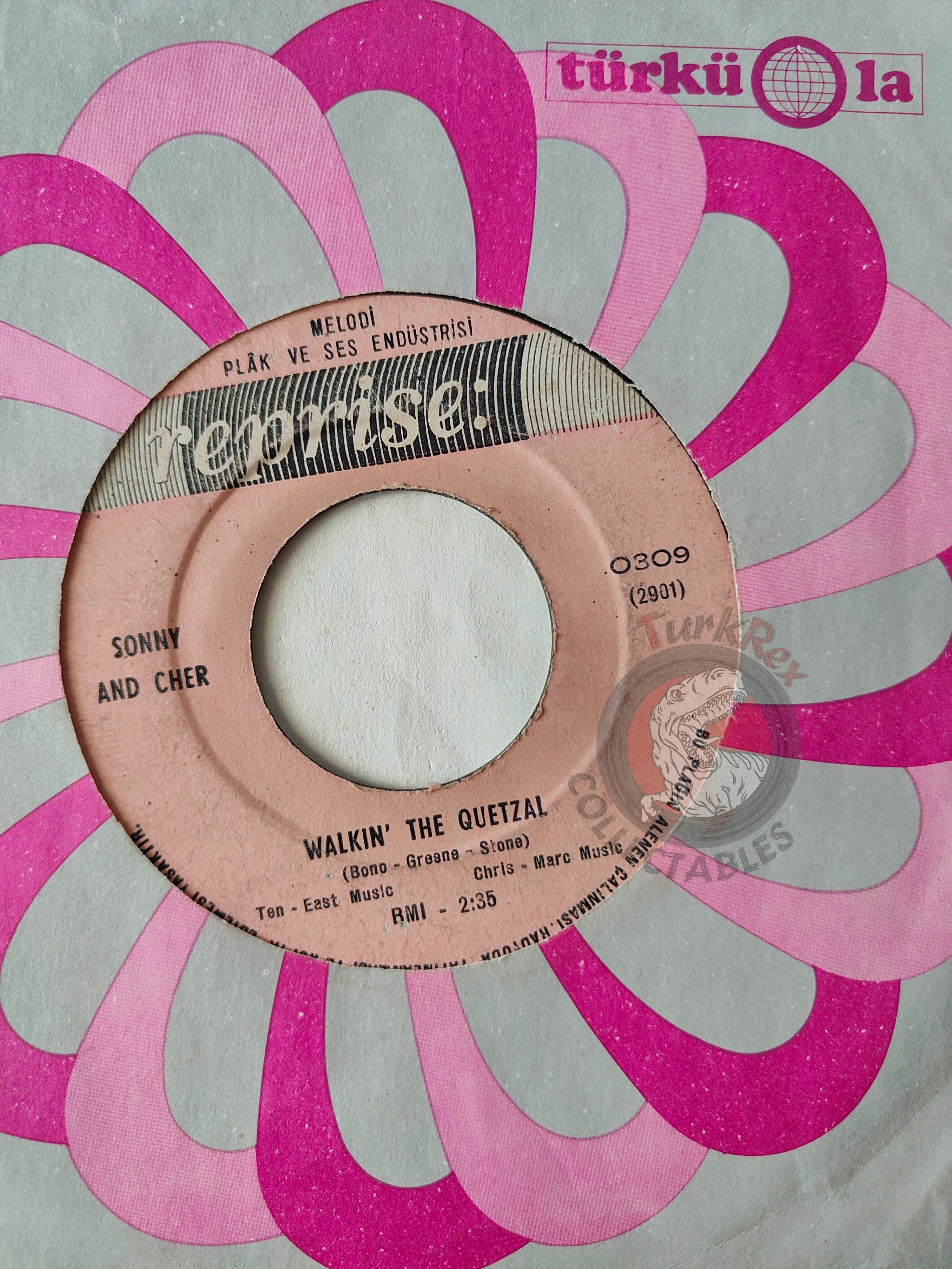 Sonny & Cher – Baby Don't Go 7" Turkish Pressing Vinyl Turkey Edition