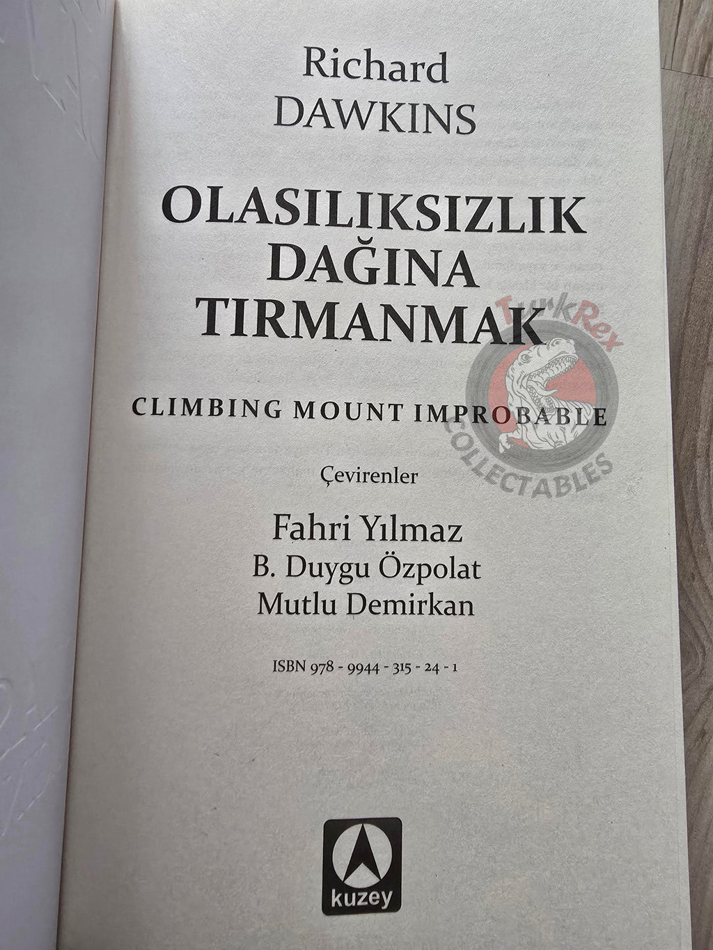 Richard Dawkins – Climbing Mount Improbable 2017 Turkish Book Turkey