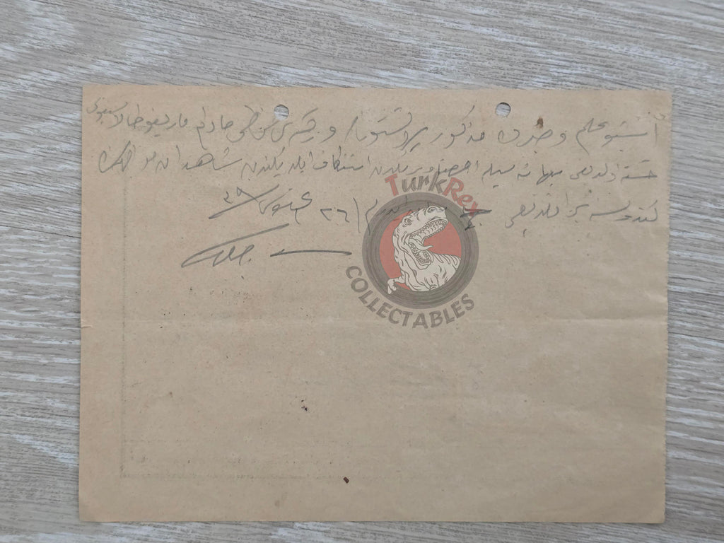 Ottoman 1923  Protesto Delivery Certificate Beyoğlu Istanbul non-muslim Citizens Empire