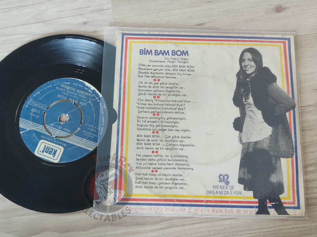 Yasemin Kumral – Bim Bam Bom 7" Turkish Pressing Vinyl Turkey Edition