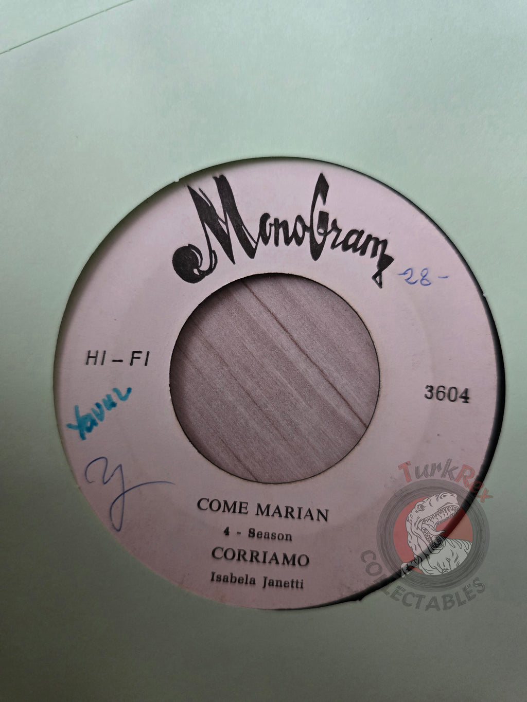 Sylvie Vartan / Mireille Mathieu / The Four Seasons / Isabella Iannetti 7" Iran Pressing Vinyl Iranian Edition