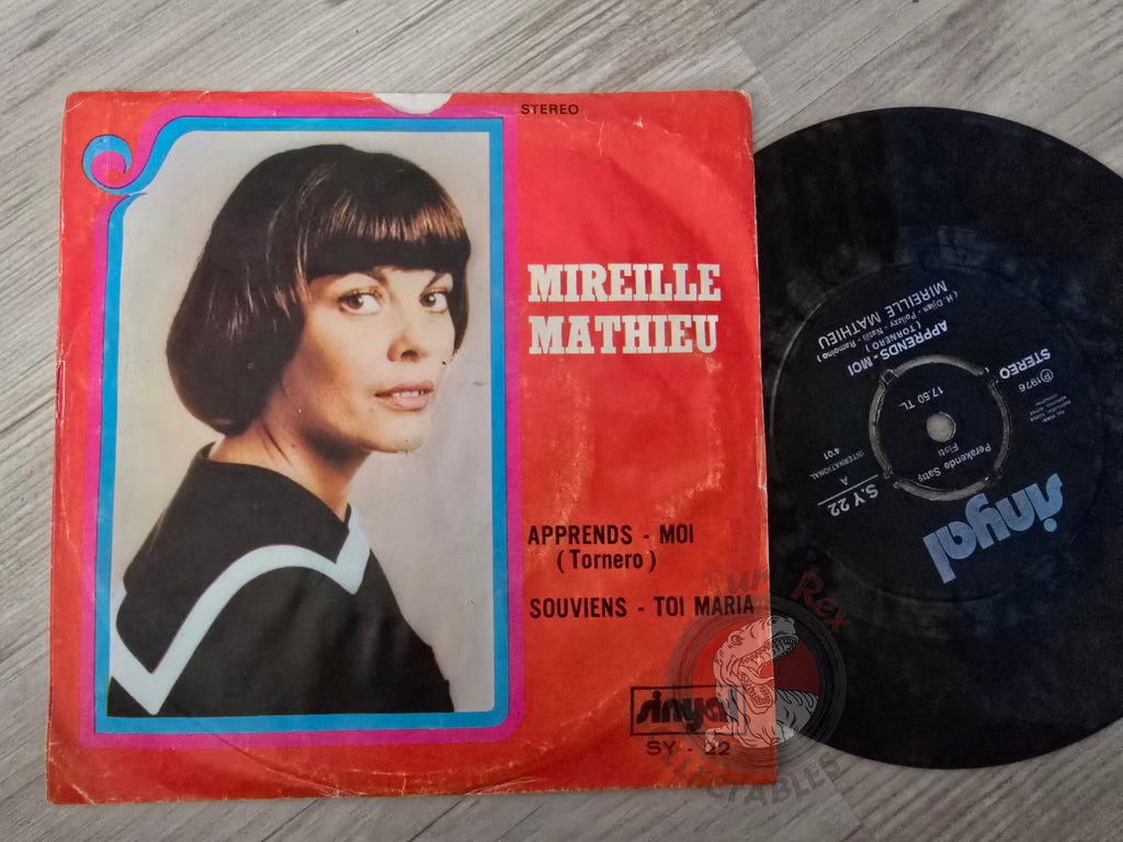 Mireille Mathieu – Apprends - Moi 7" Turkish Pressing Vinyl Turkey Edition