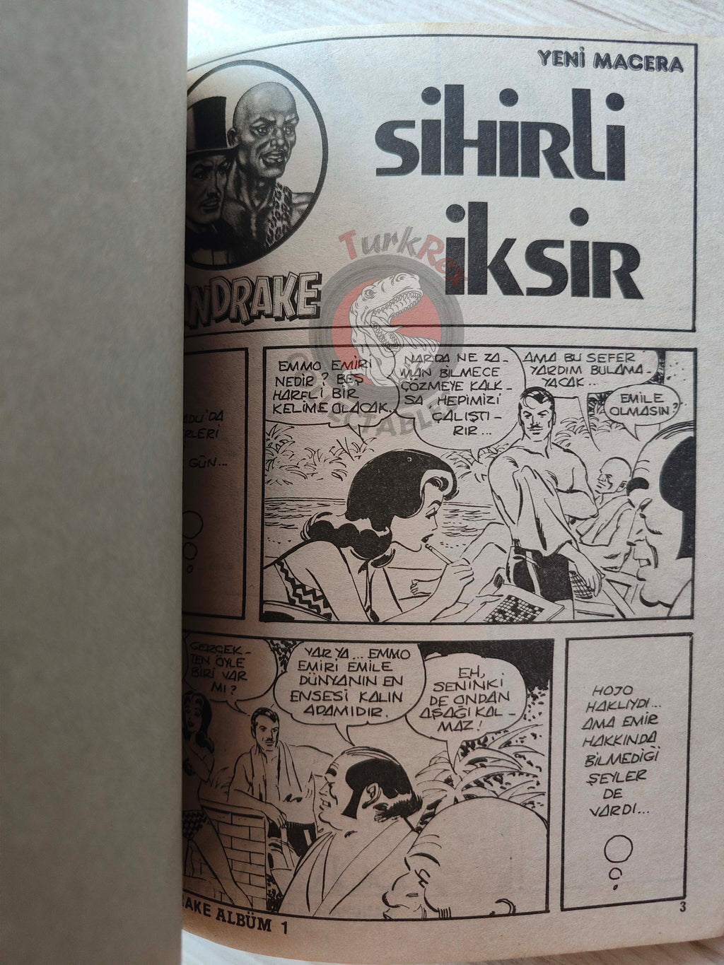 Mandrake the Magician #1 Emile, Emir of Emmo Turkish Comic Turkey late 80s