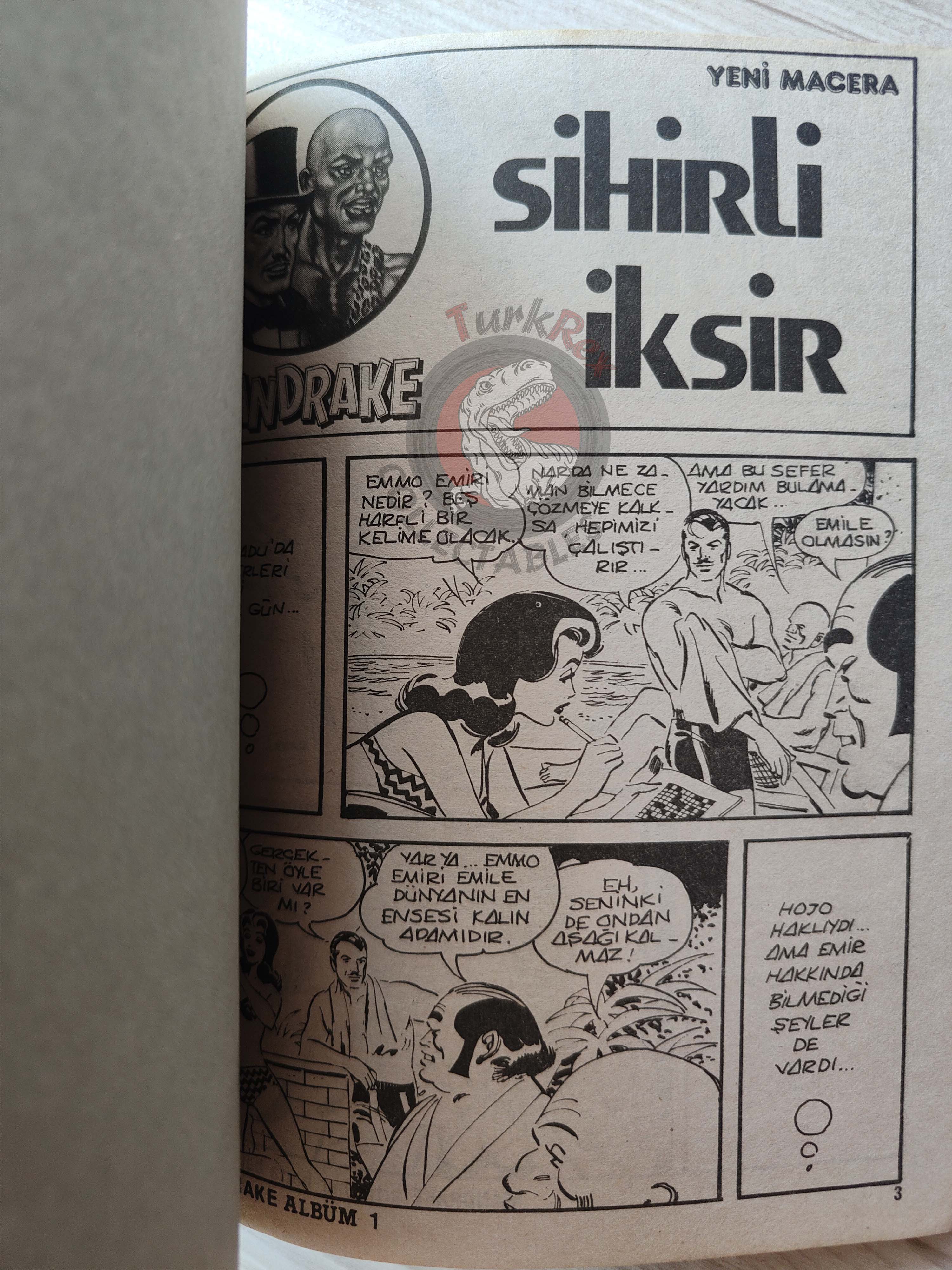 Mandrake the Magician #1 Emile, Emir of Emmo Turkish Comic Turkey late 80s