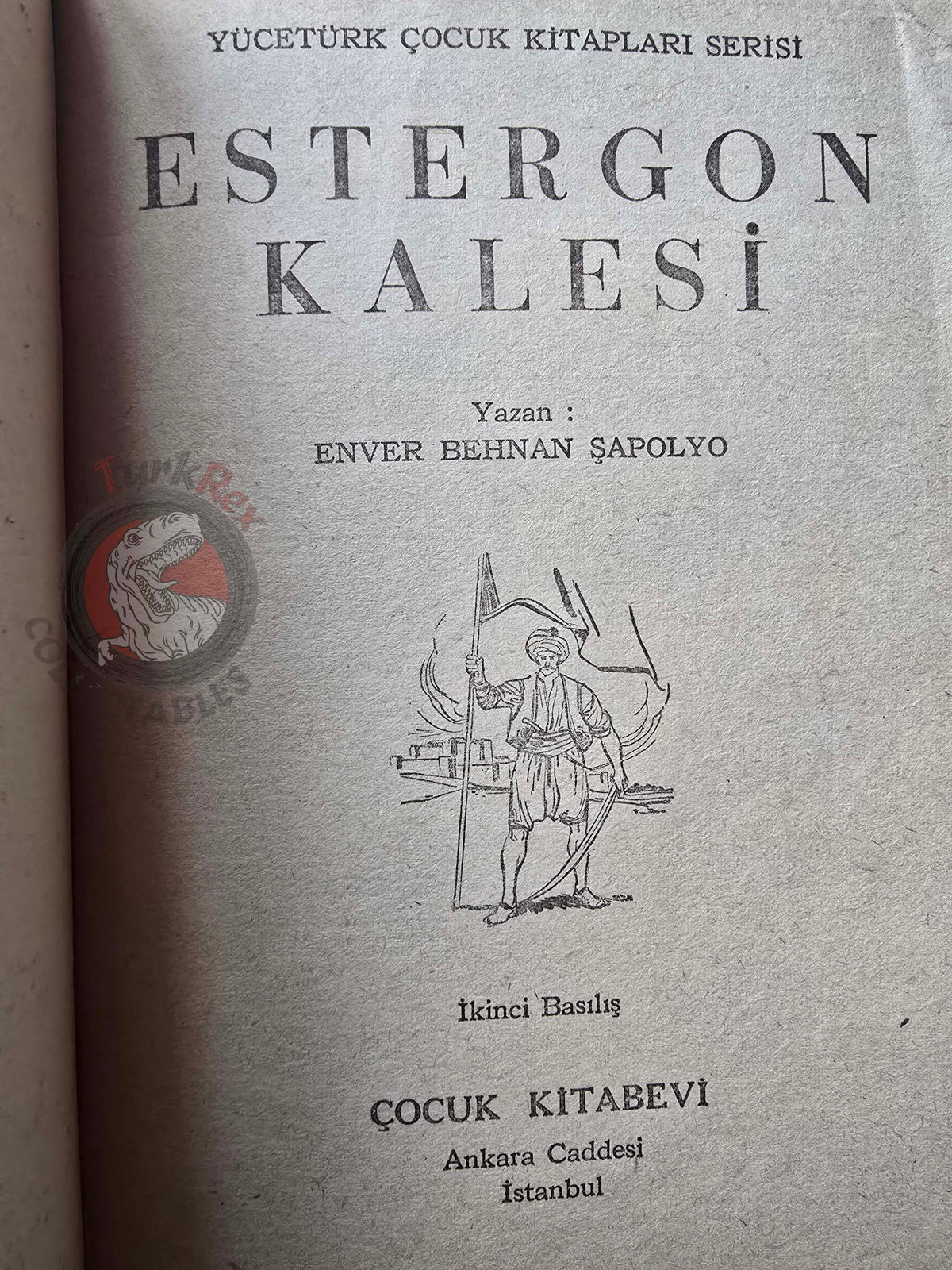 Enver Benhan Şapolyo – Esztergom Castle 1958 Turkish Book Turkey Illustrated