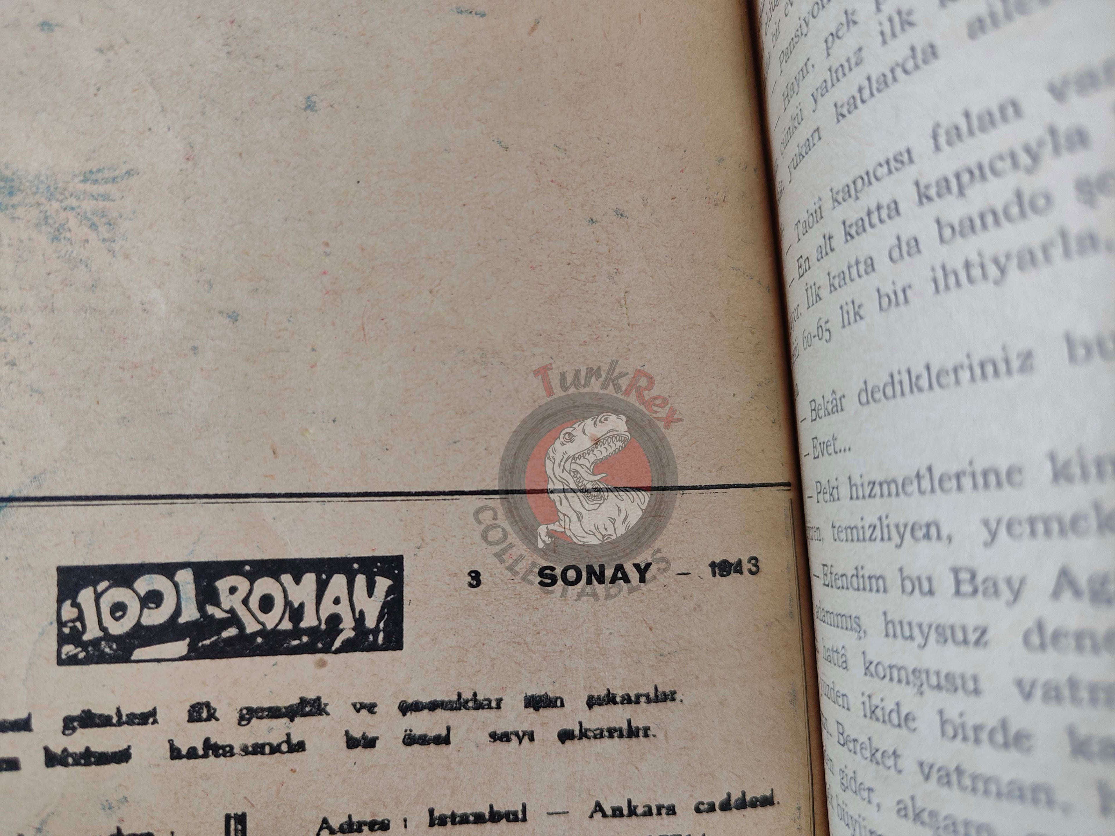 1001 Roman 1943 Radio Patrol Charles Schmidt Turkish Comic Mag Turkey