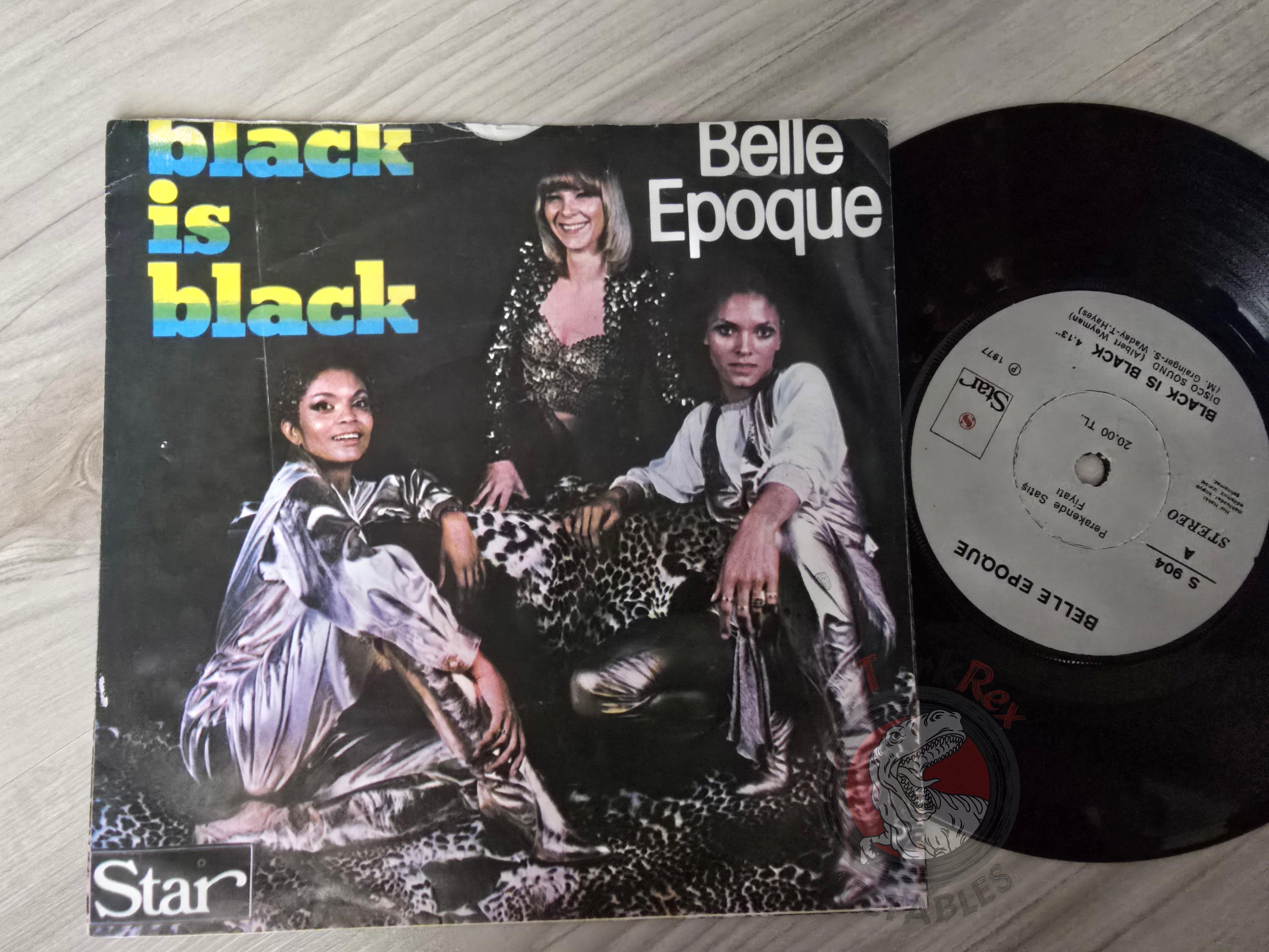Belle Epoque – Black Is Black 7" Turkish Pressing Vinyl Turkey Edition