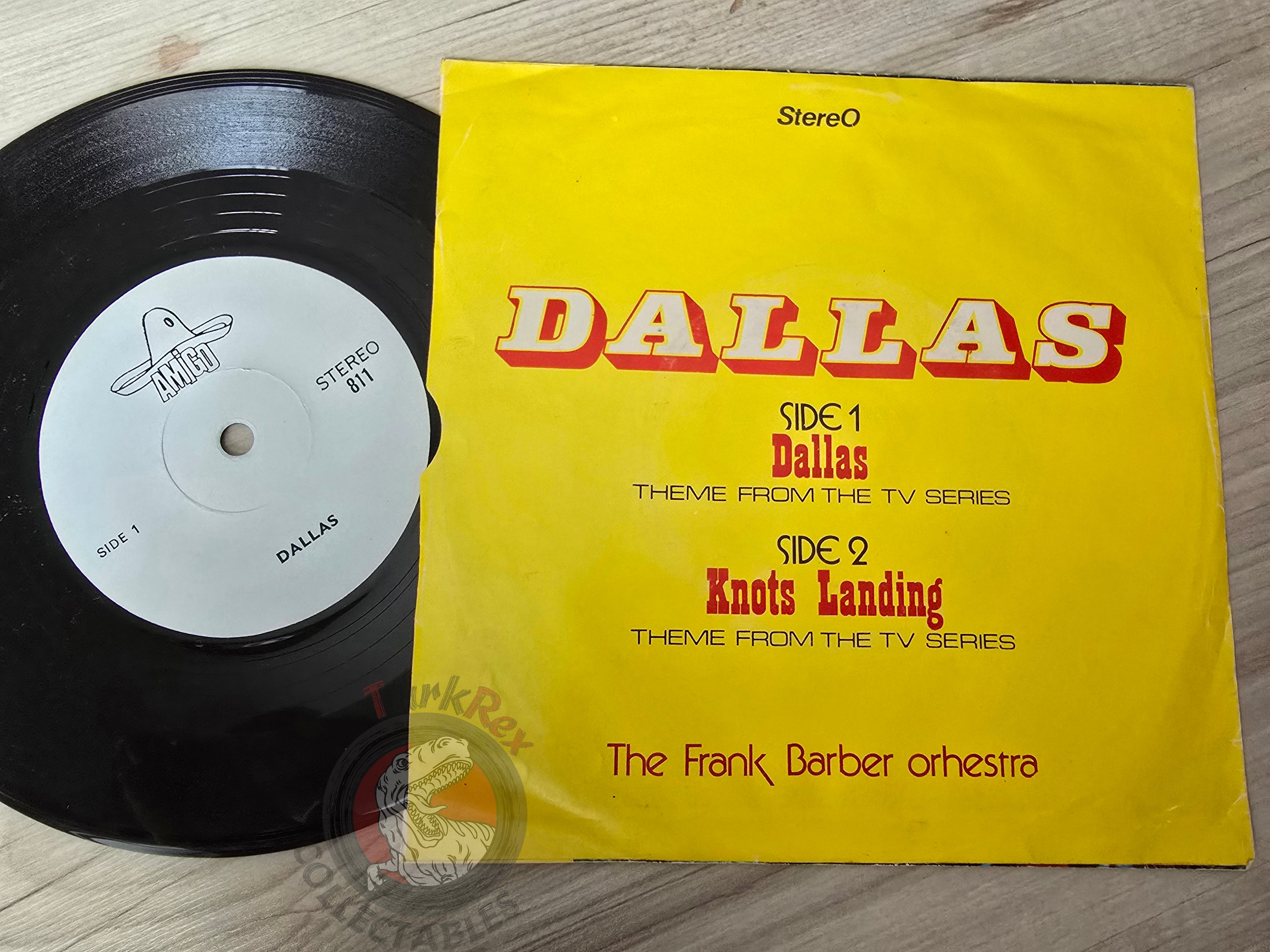 Dallas - The Frank Barber Orchestra 7" Turkish Pressing Vinyl Turkey Edition