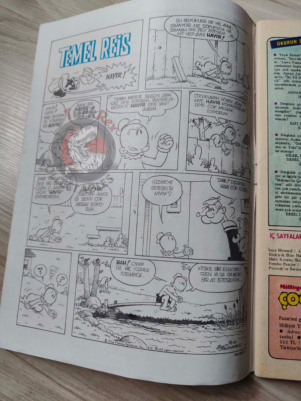 Milliyet Çocuk #35 1979 Turkish Comic Turkey Joyas Literarias Juveniles #113 Jules Verne