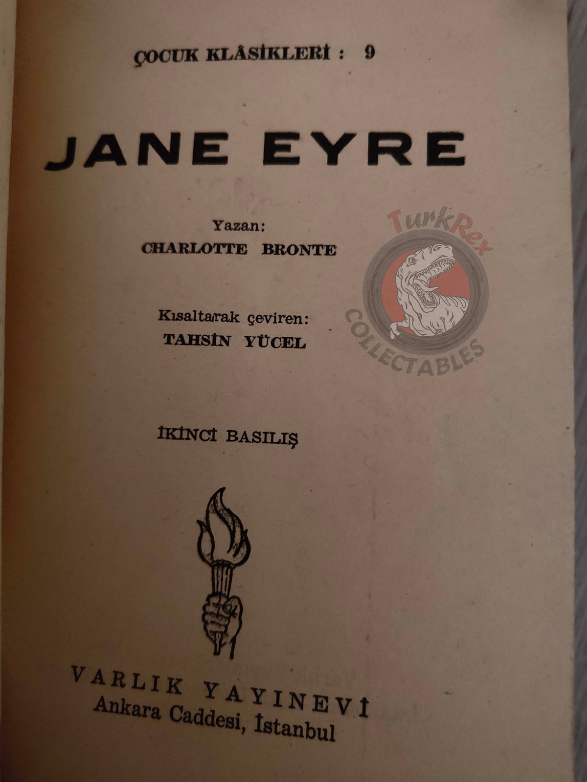 Charlotte Brontë – Jane Eyre 1957 Turkish Book Turkey Illustrated Maurice Toussaint