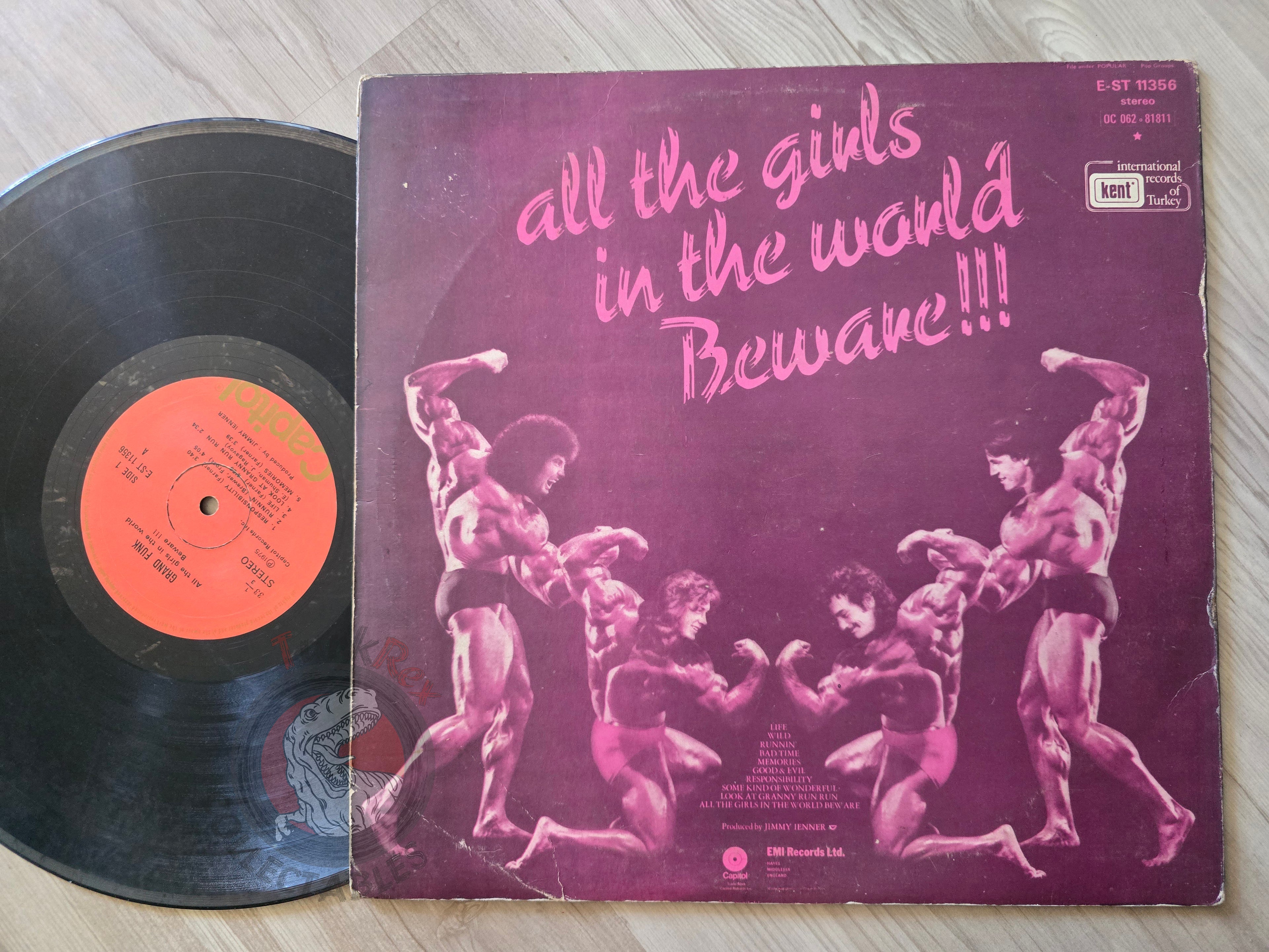 Grand Funk Railroad – All The Girls In The World Beware !!! Turkish Pressing Vinyl Turkey Edition