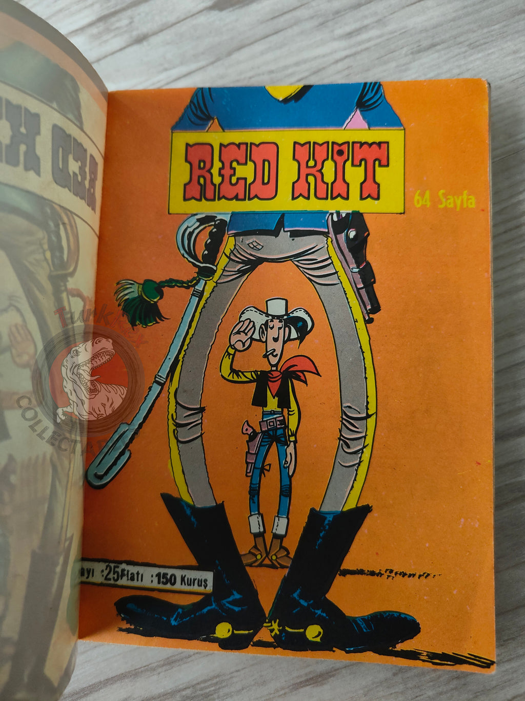 Lucky Luke #9 Le 20e de cavalerie 1972 Turkish Comic Turkey Prudence Petitpas