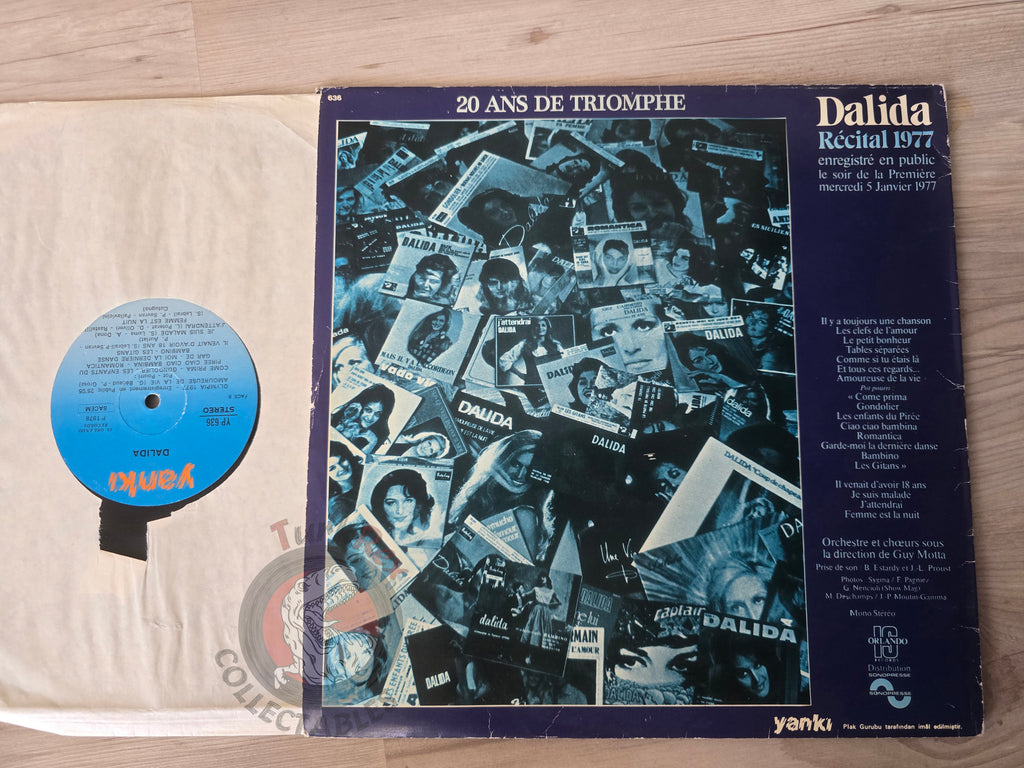 Dalida – Olympia 77 Turkish Pressing Vinyl Turkey Edition
