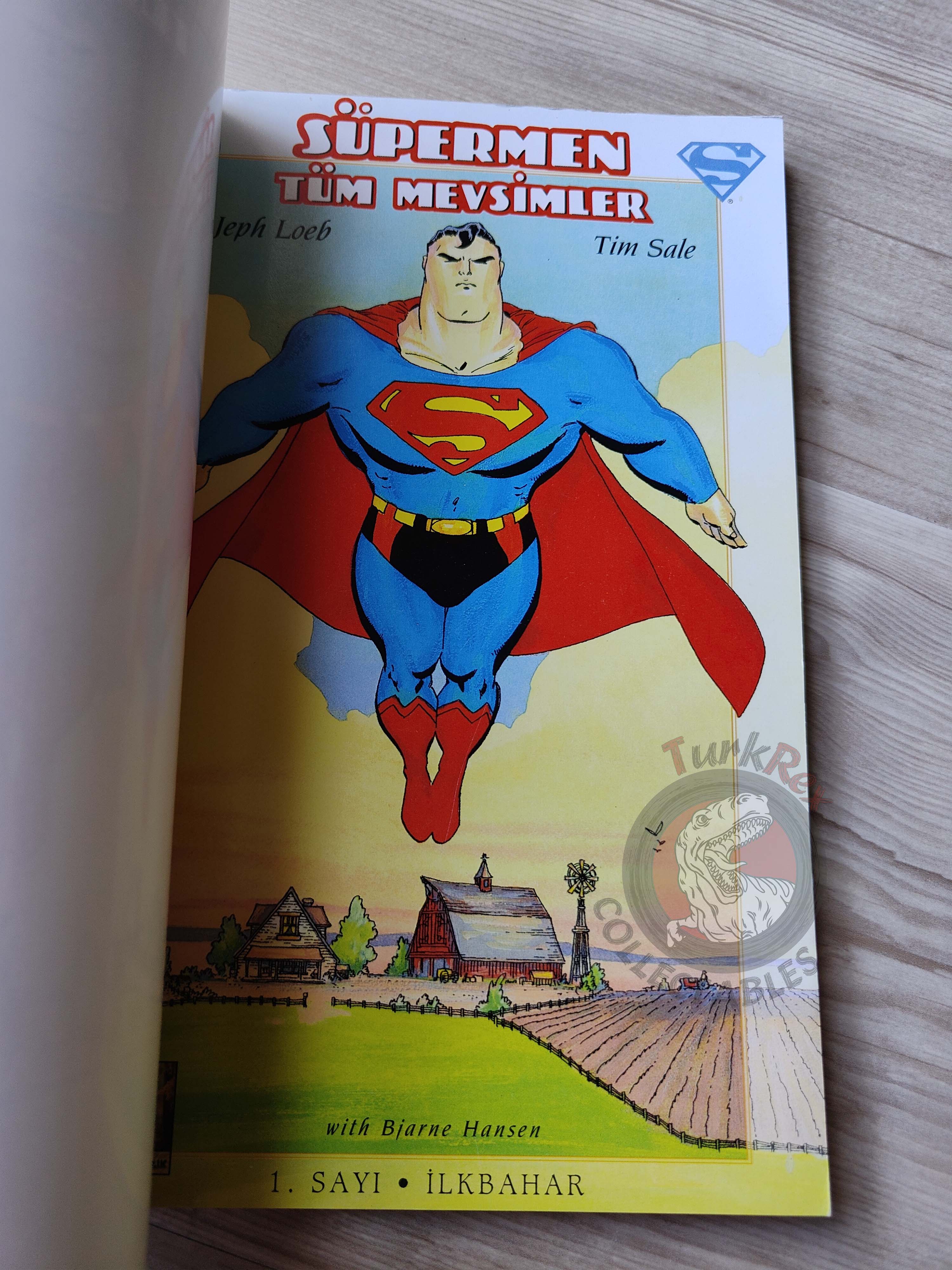 Superman for All Seasons #1 #2 #3 #4 1998 Turkish Comic Turkey