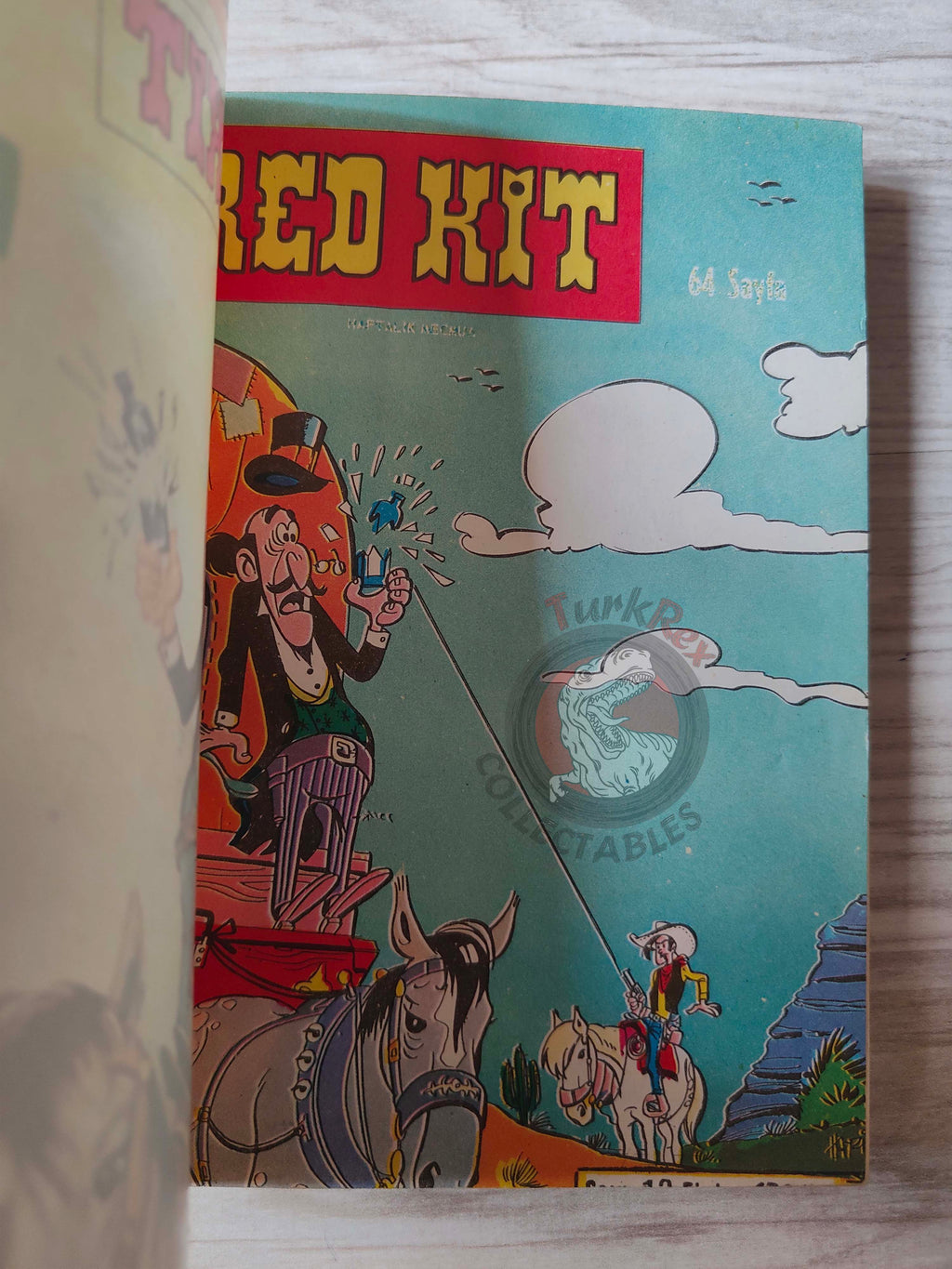 Lucky Luke #5 L’Elixir du Docteur Doxey 1972 Turkish Comic Turkey Le Vieux Nick Boule et Bill