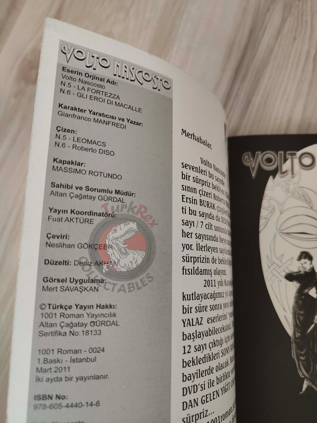 Volto Nascosto Vol #3 La fortezza Turkish Comic Turkey Bonelli #5 #6