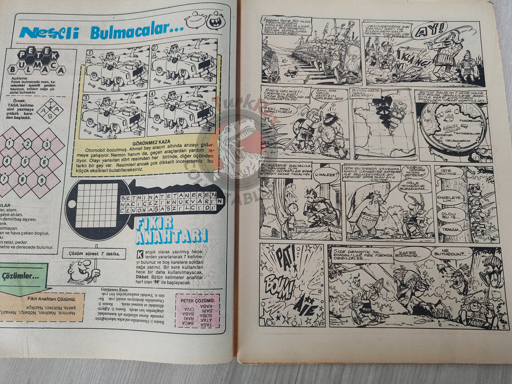 Asterix – Asterix the Gaul  80s Turkish Edition Comic Turkey