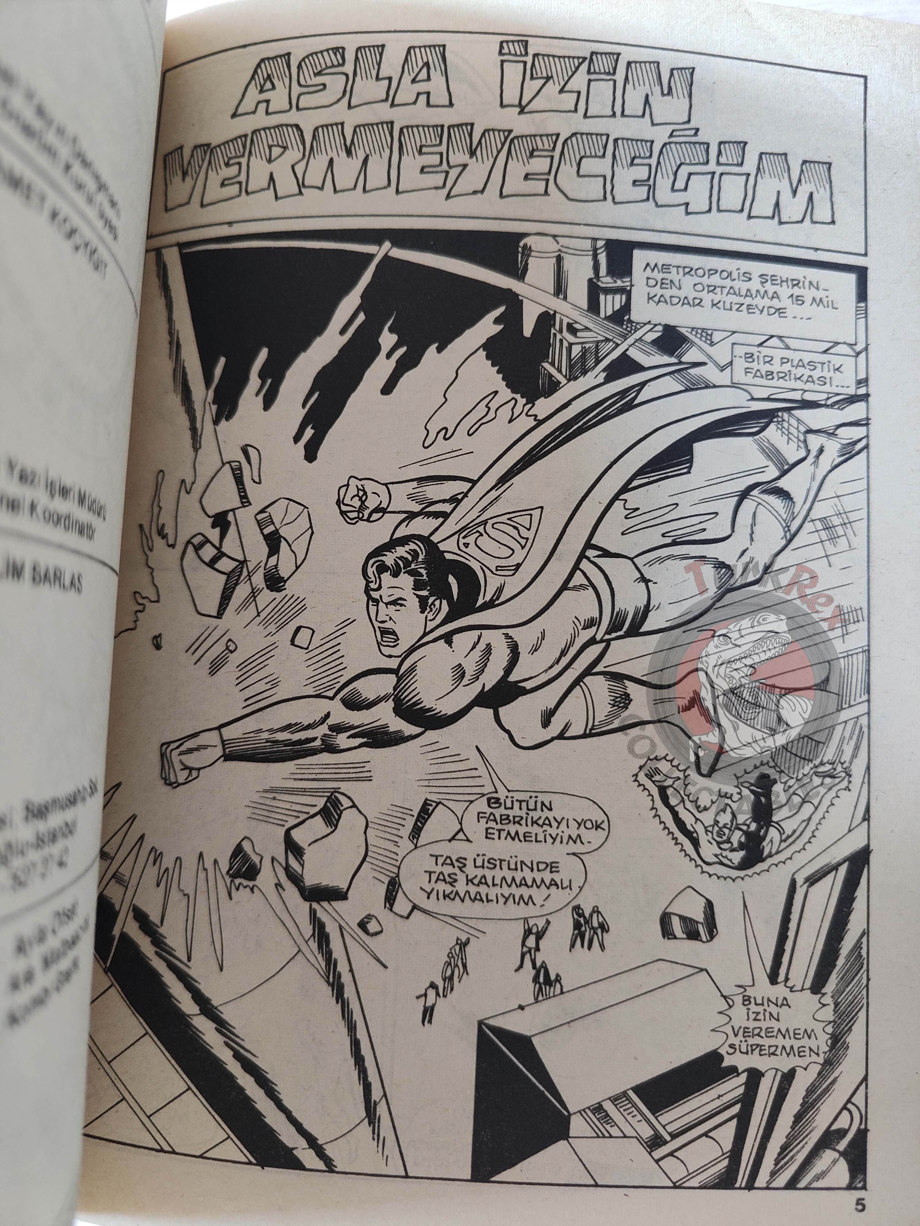 Superman #28 1984 Turkish Comic Turkey #307 #308 #309 #388 Supergirl Adventure Comics #409
