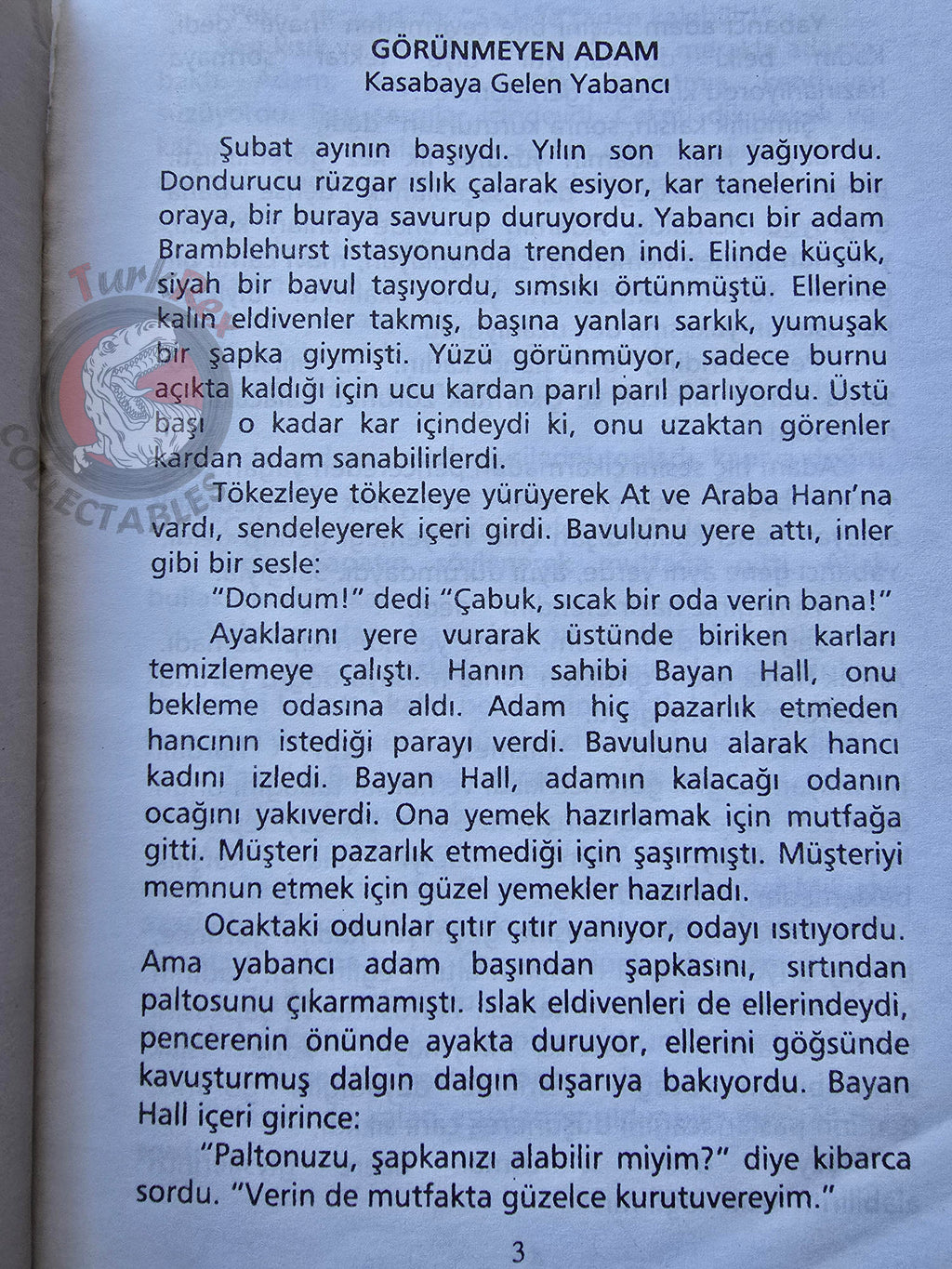 H. G. Wells – The Invisible Man 1989 Turkish Book Turkey