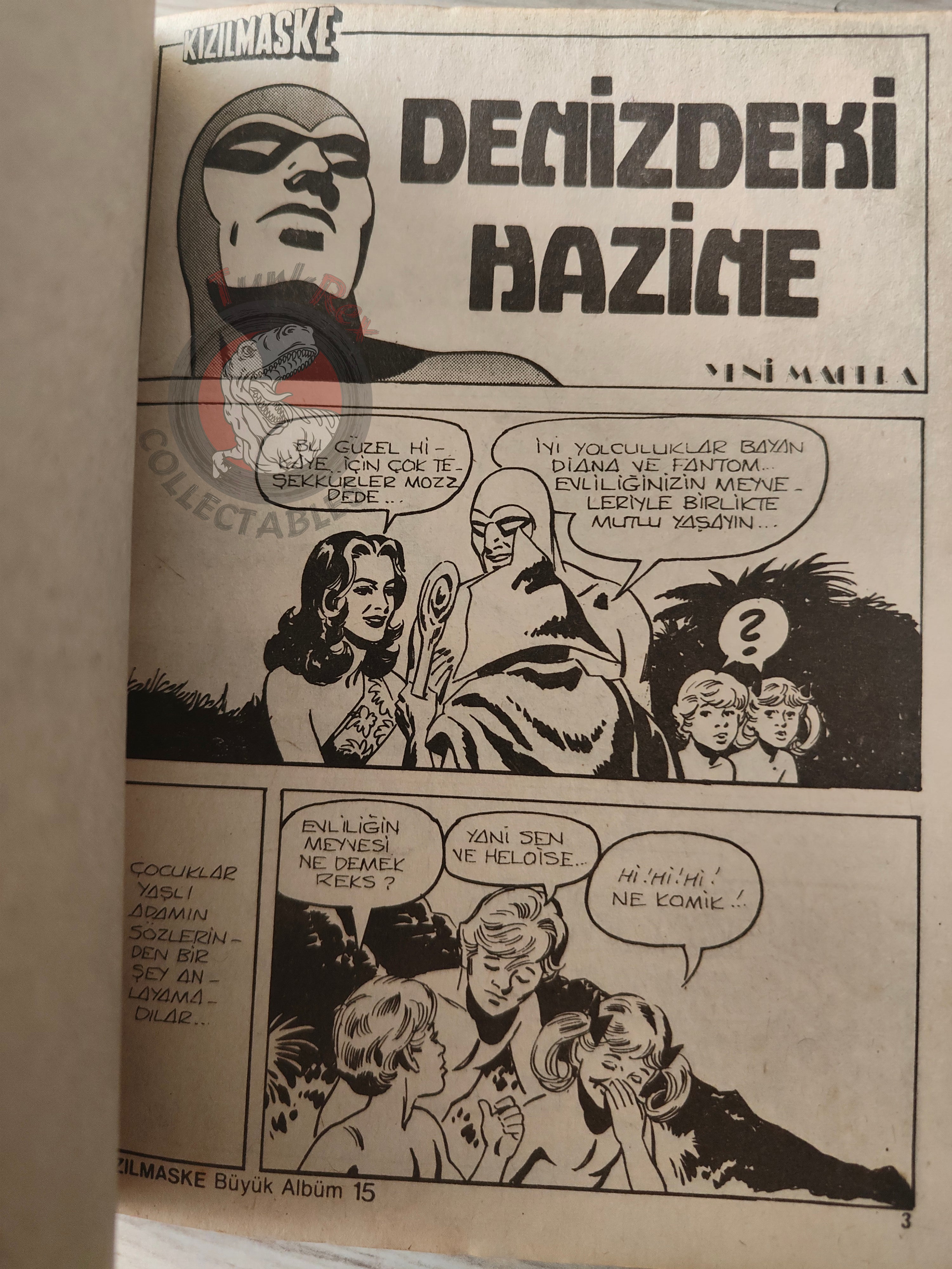 The Phantom #15 Phantom Wedding Turkish Edition Comic Turkey