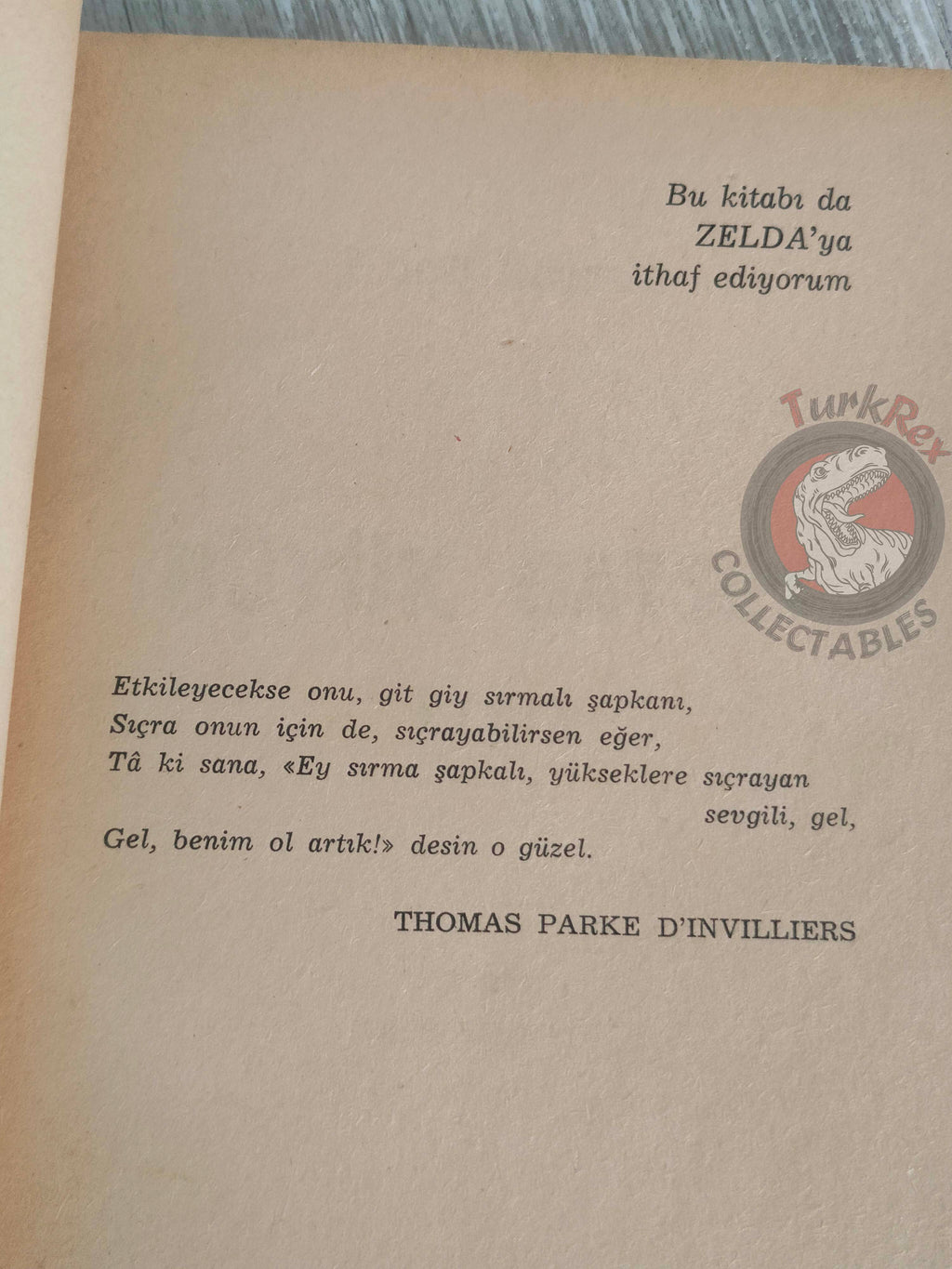 F. Scott Fitzgerald  – The Great Gatsby 1975 Turkish Book Turkey