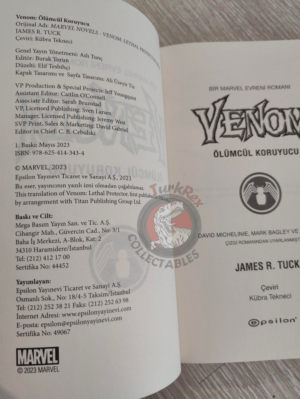 James R. Tuck – Venom: Lethal Protector Prose Turkish Book Turkey