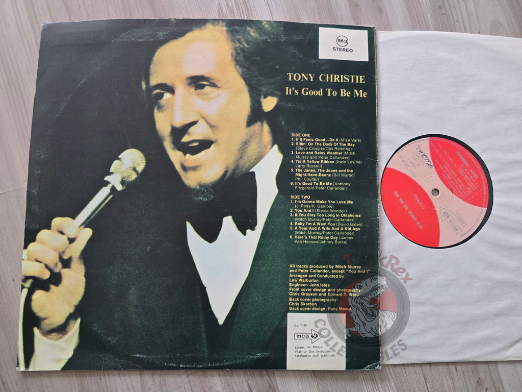 Tony Christie – It's Good To Be Me Turkish Pressing Vinyl Turkey Edition
