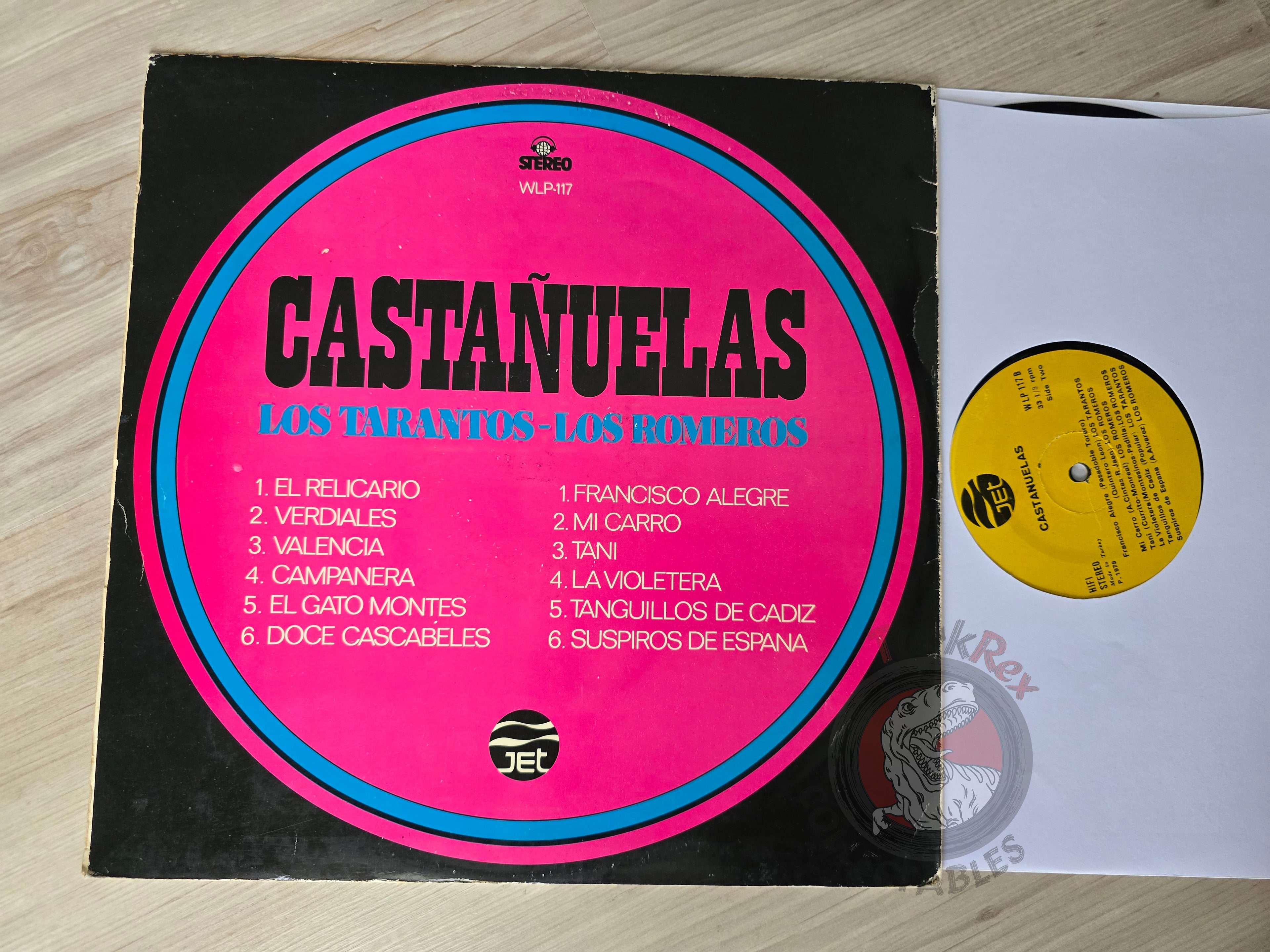 Various – Castañuelas Turkish Pressing Vinyl Turkey Edition Los Tarantos The Los Romeros