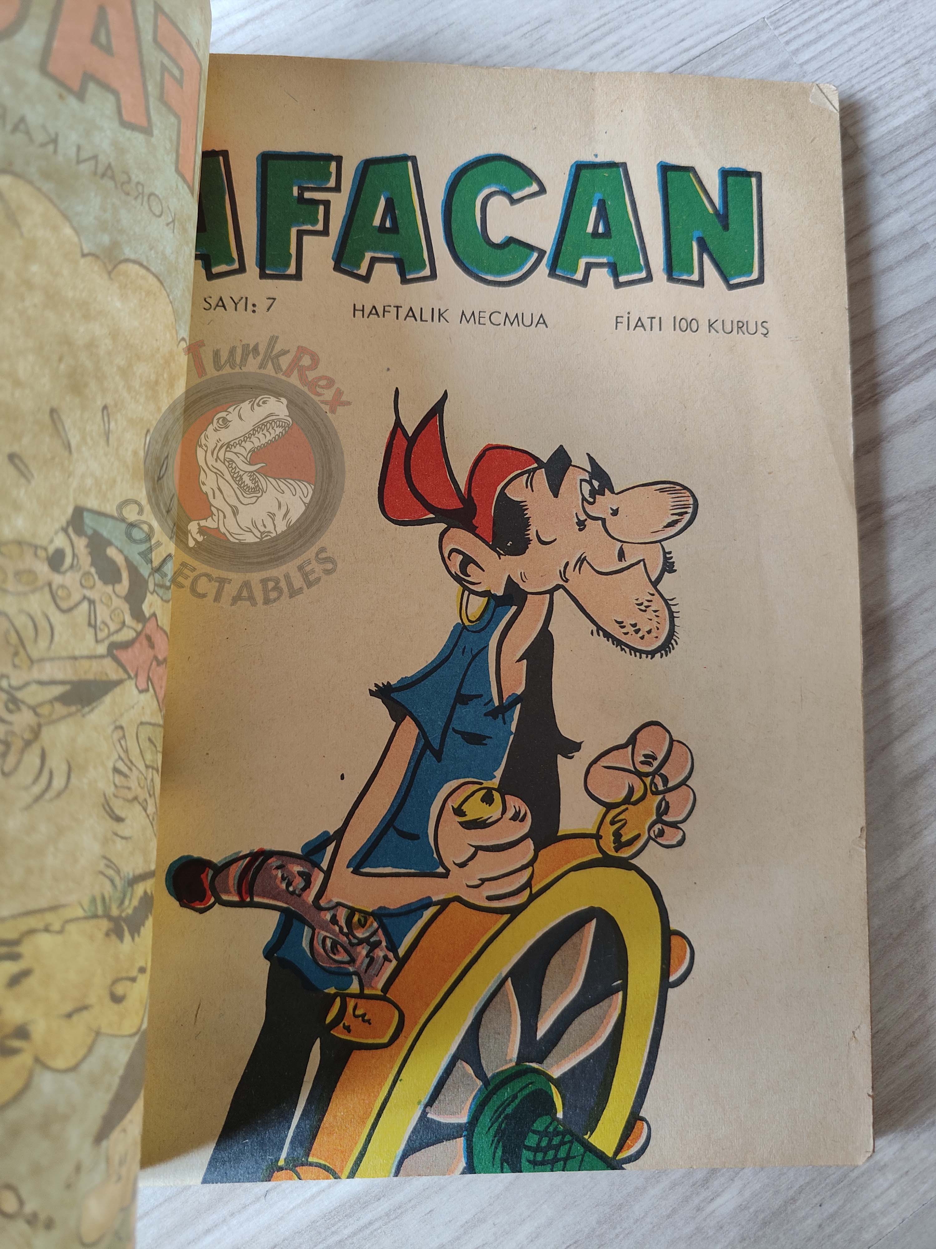 Le Vieux Nick et Barbe-Noire - L'île de la main ouverte 1970 Turkish Comic Turkey