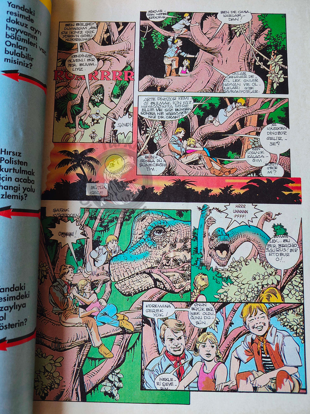 Jurassic Park #11 Turkish Edition Comic Turkey Topps Spielberg
