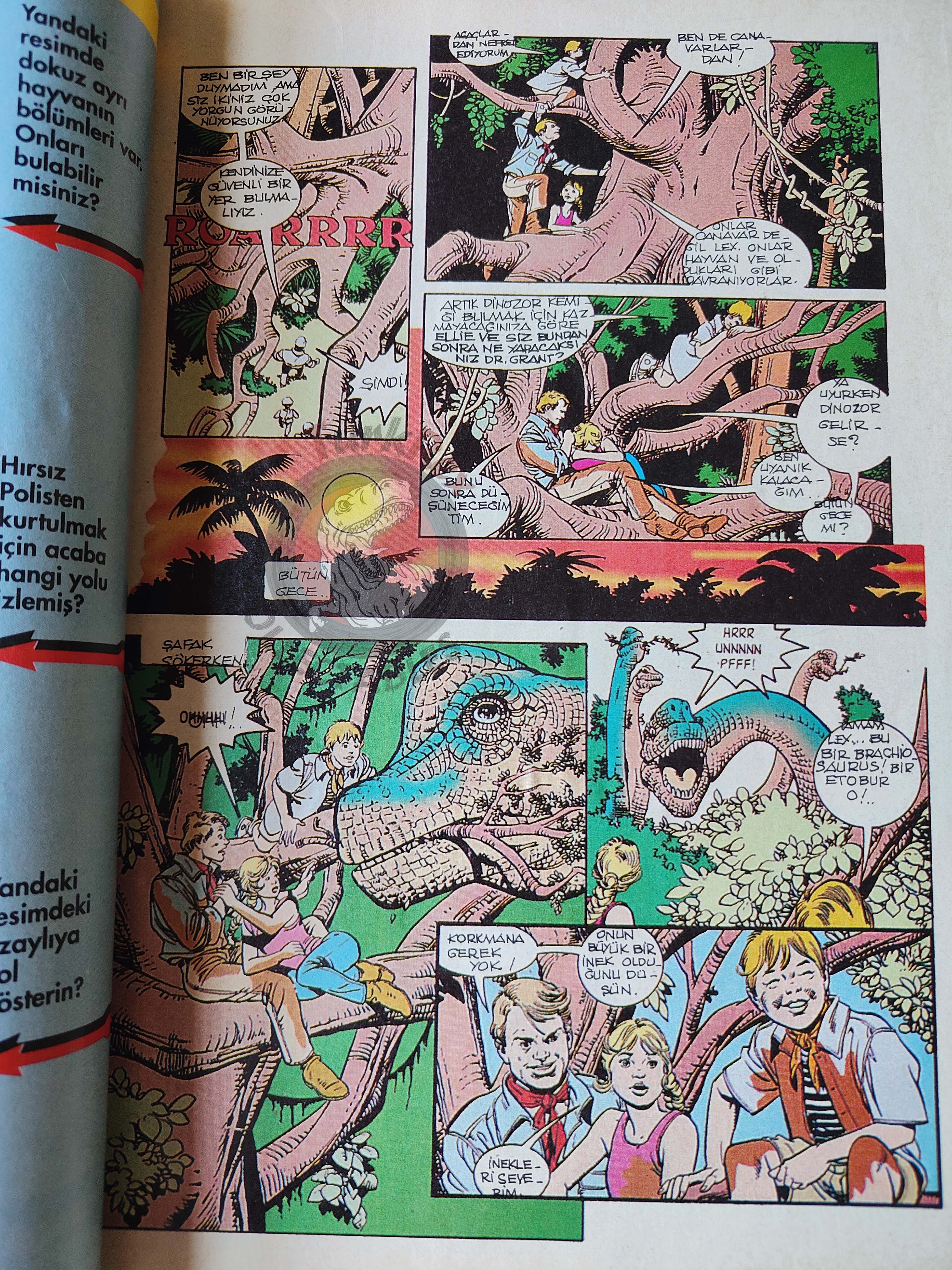Jurassic Park #11 Turkish Edition Comic Turkey Topps Spielberg