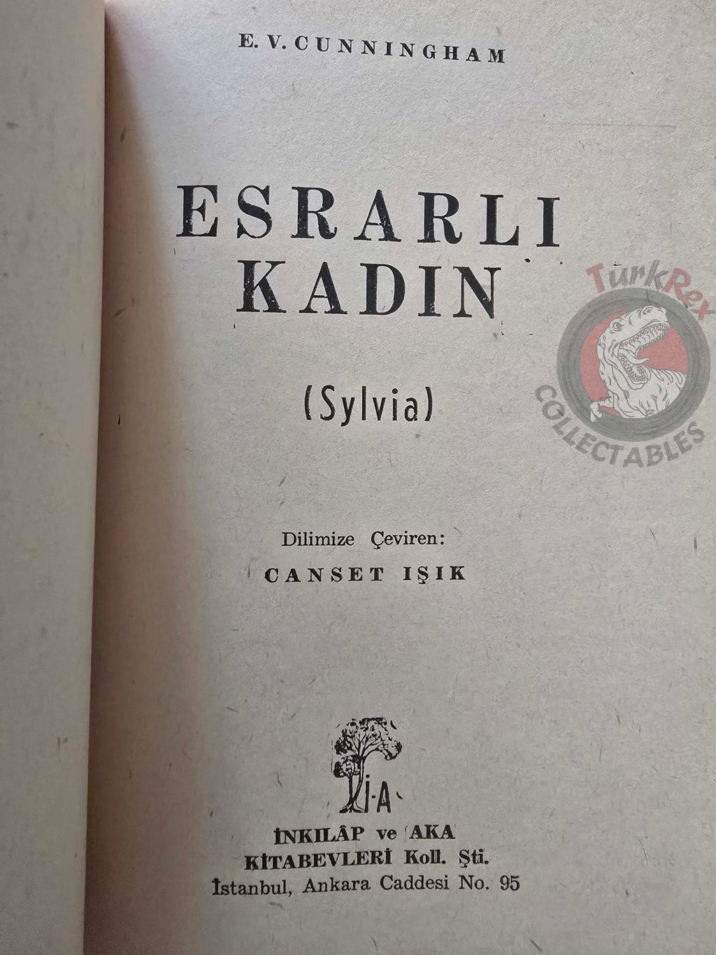 E. V. Cunningham – Sylvia  1970 1st Turkish Book Turkey